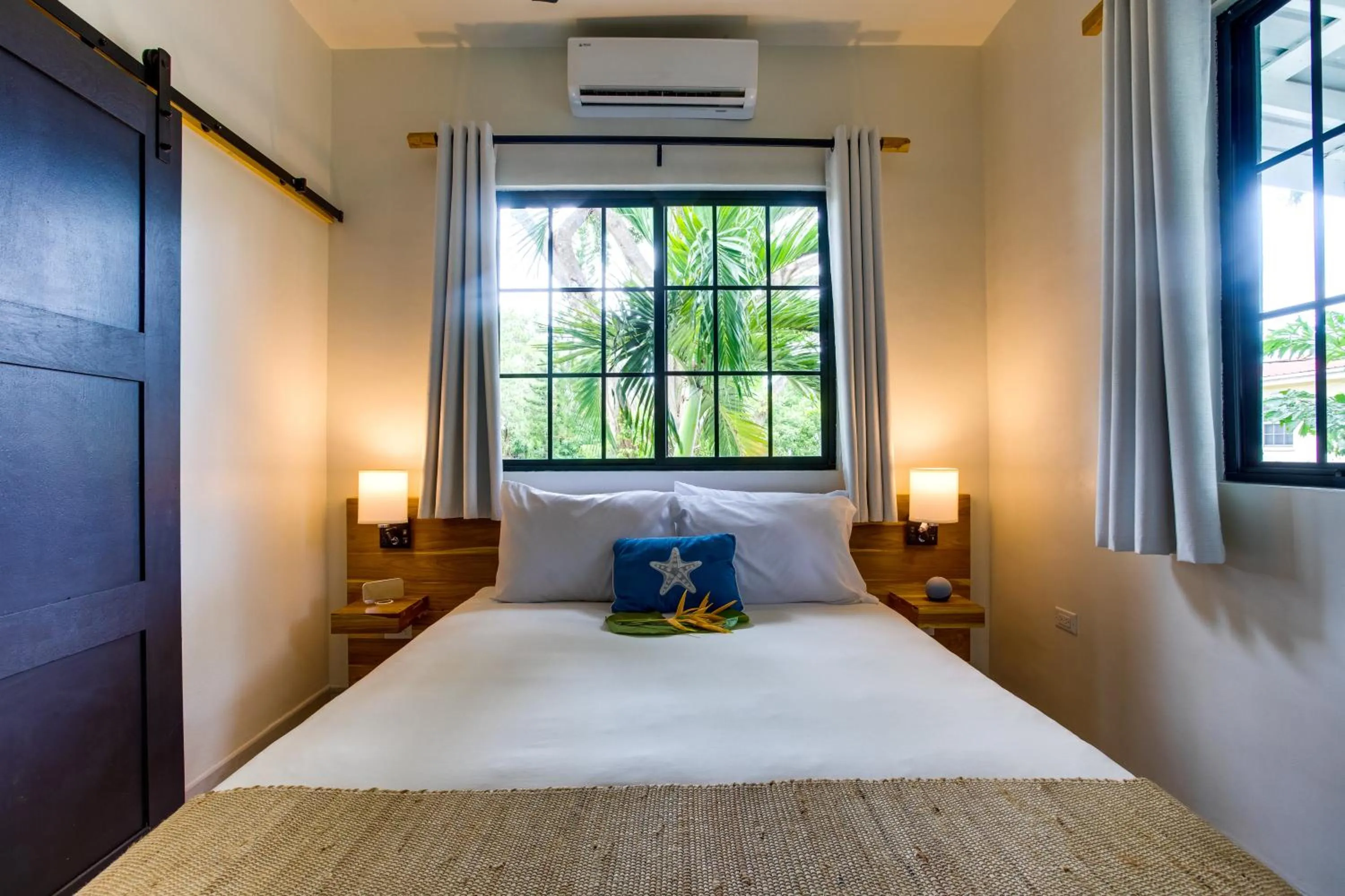 Bed in The Sea Glass Inn