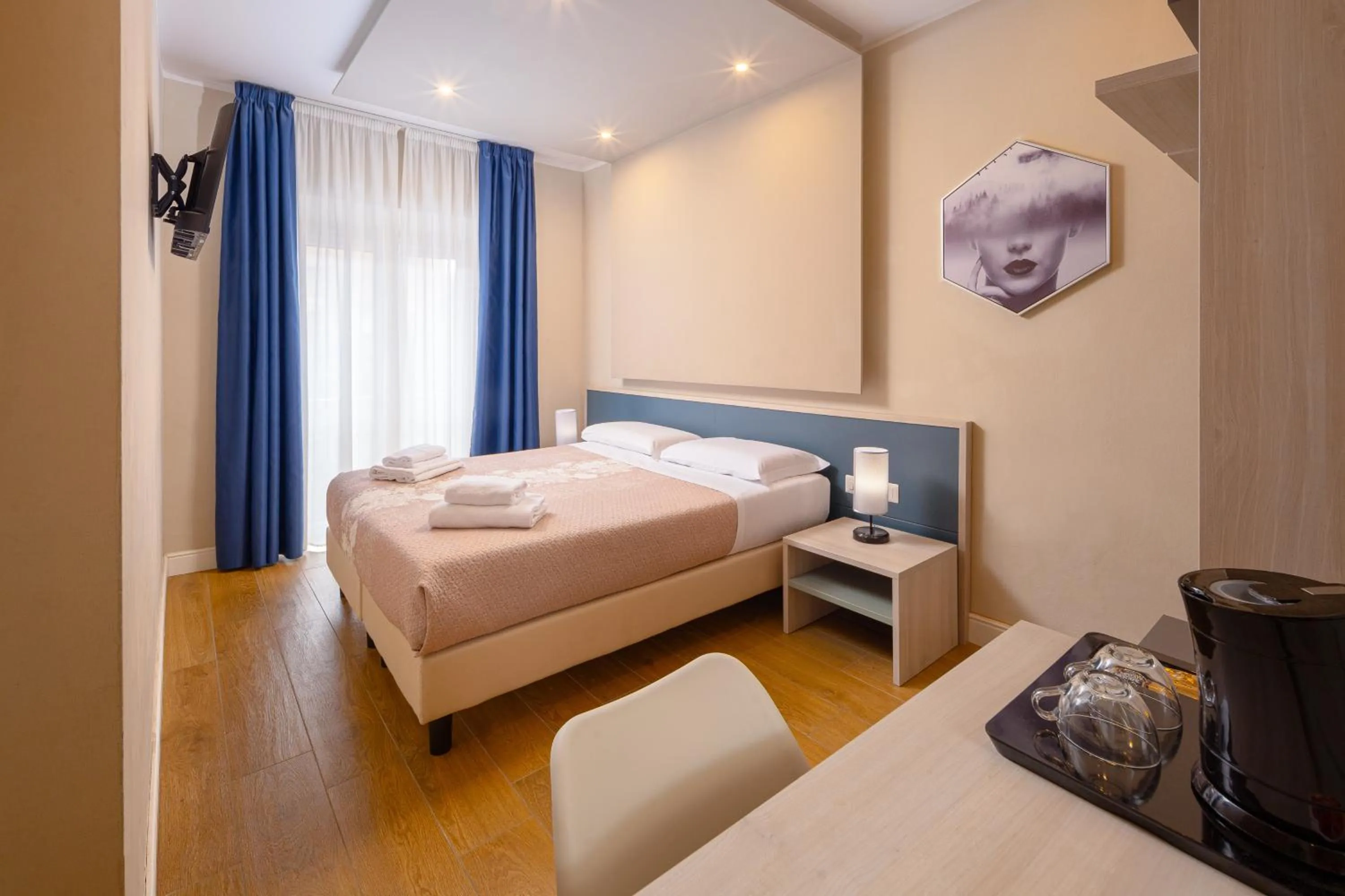 Bedroom, Bed in Hotel Bijou Roof Terrace