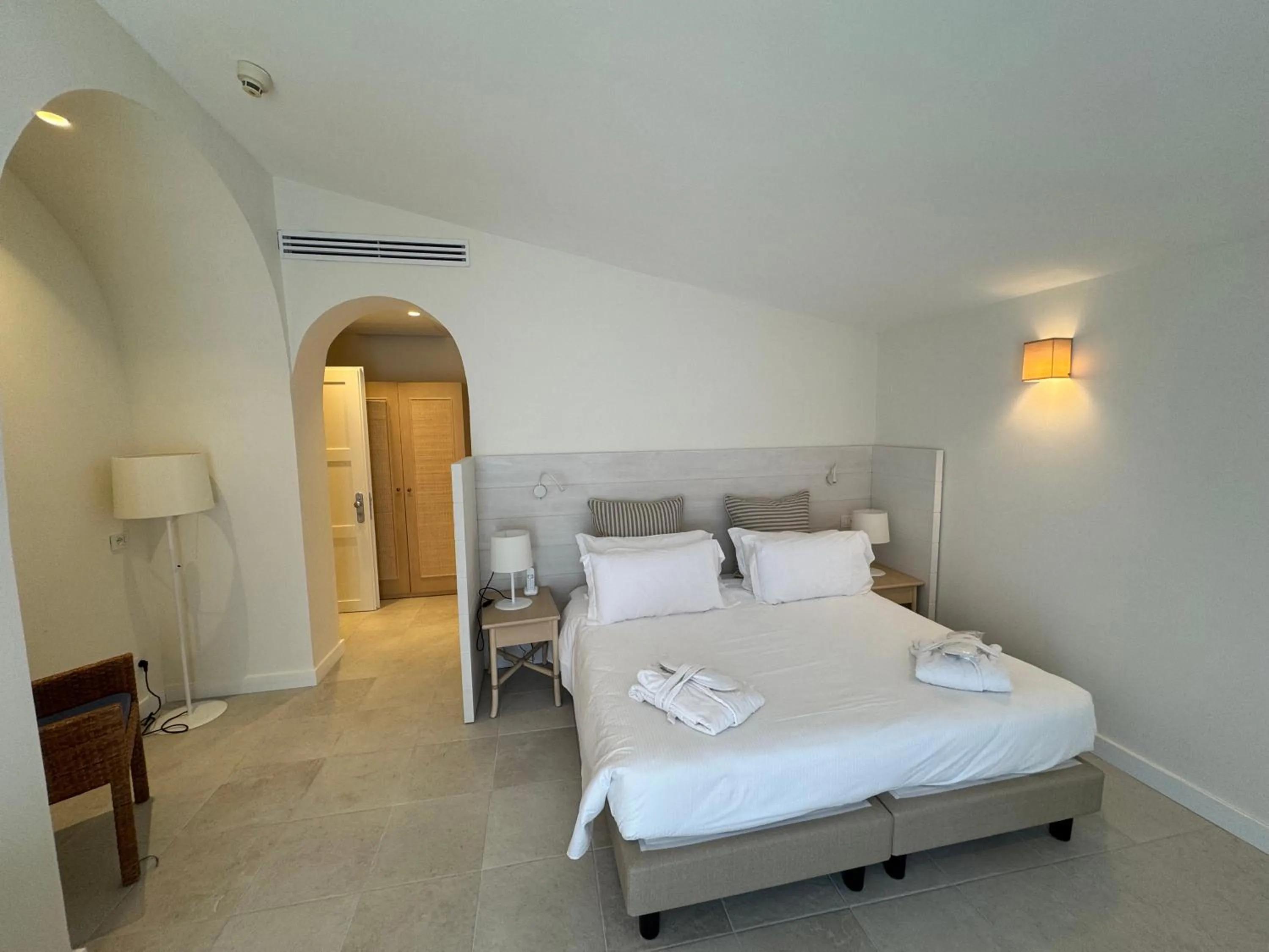 Bed in Grand Hotel Aminta