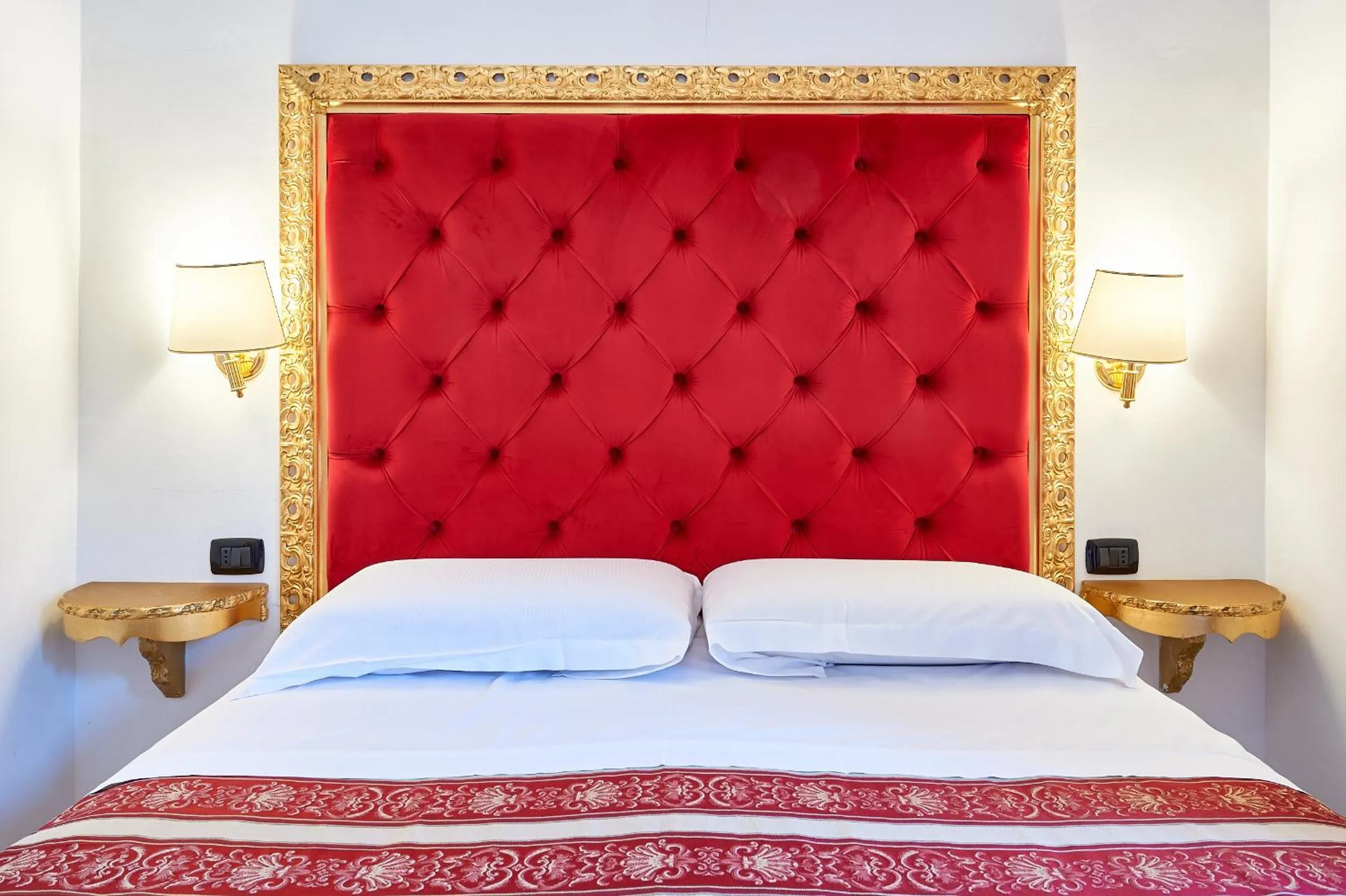 Bed in Hotel Virginia