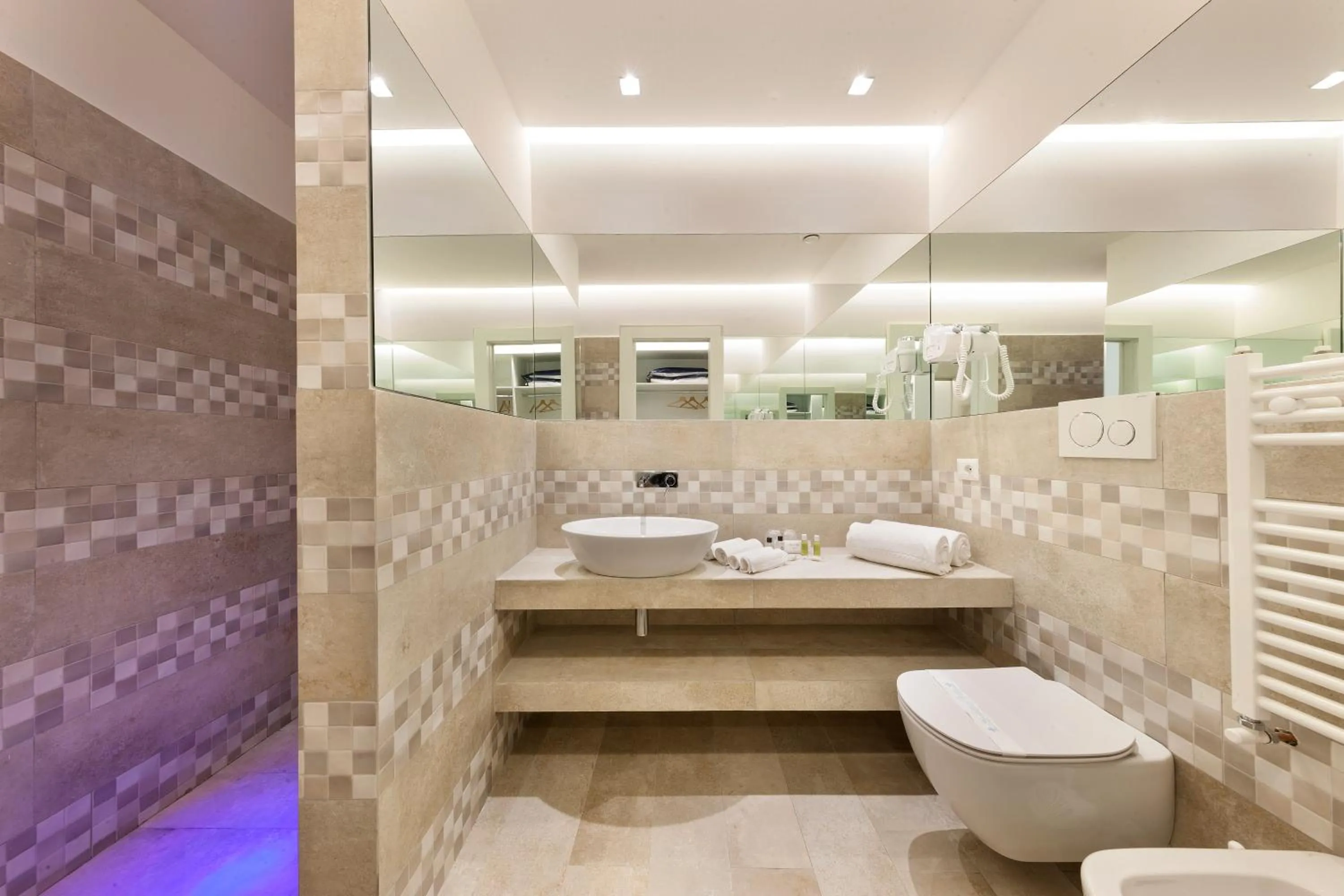 Shower in Hotel Alpha