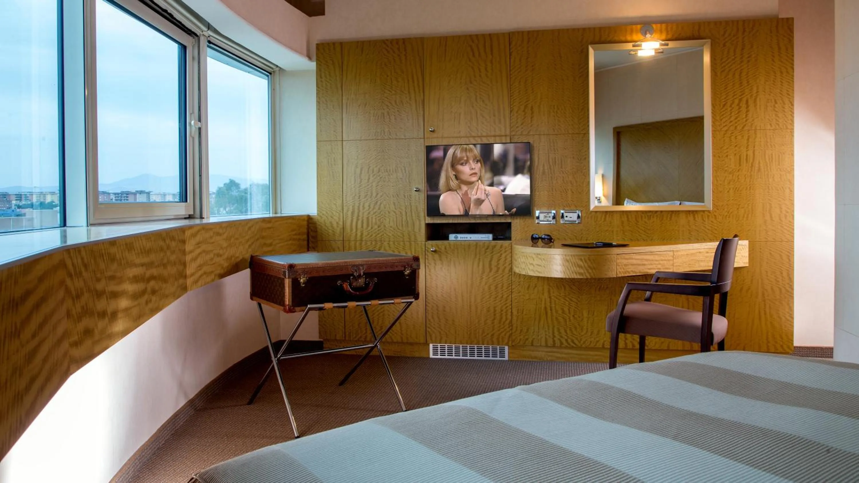 Decorative detail, Bed in Enea Hotel Aprilia