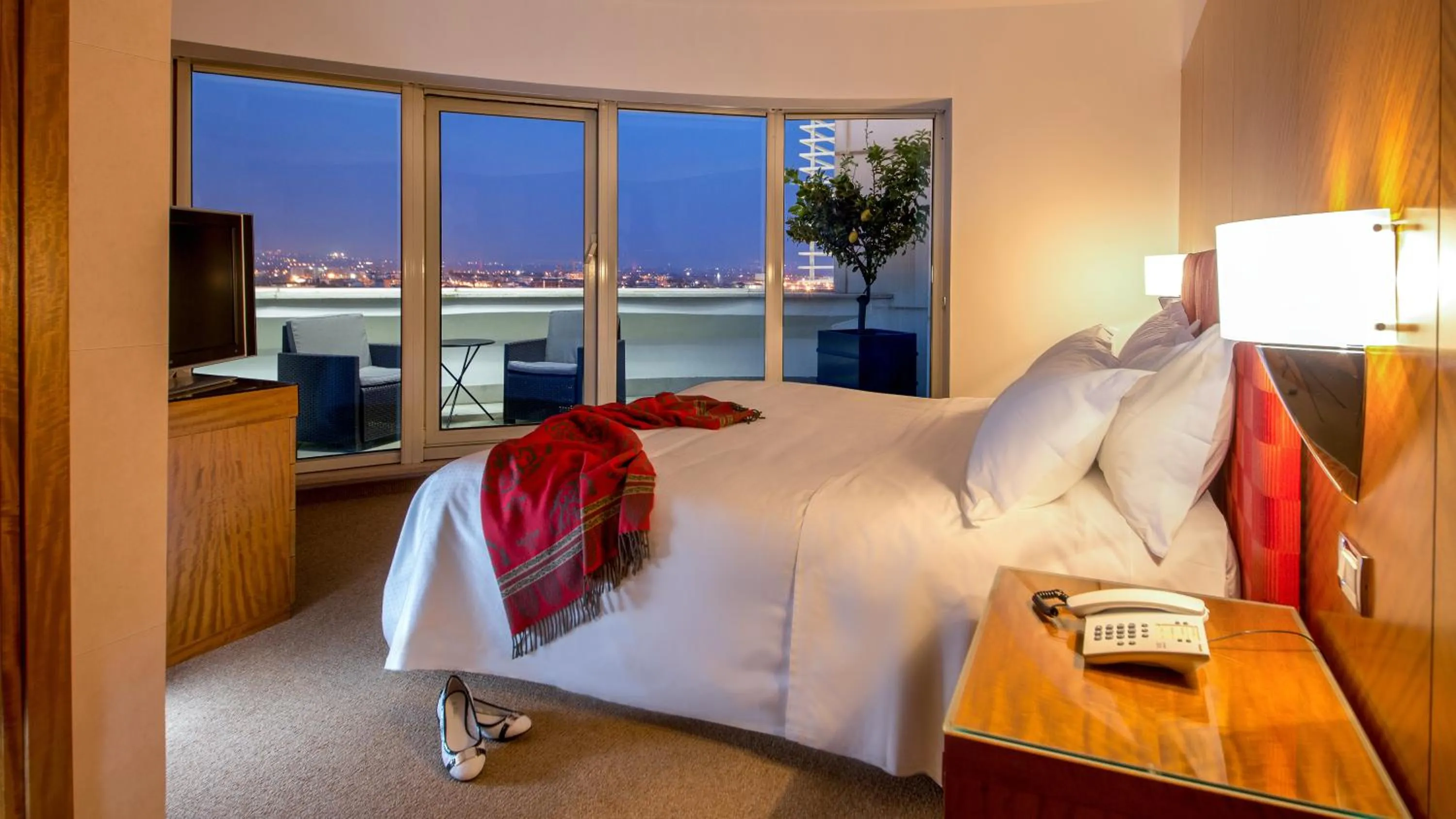 Night, Bed in Enea Hotel Aprilia