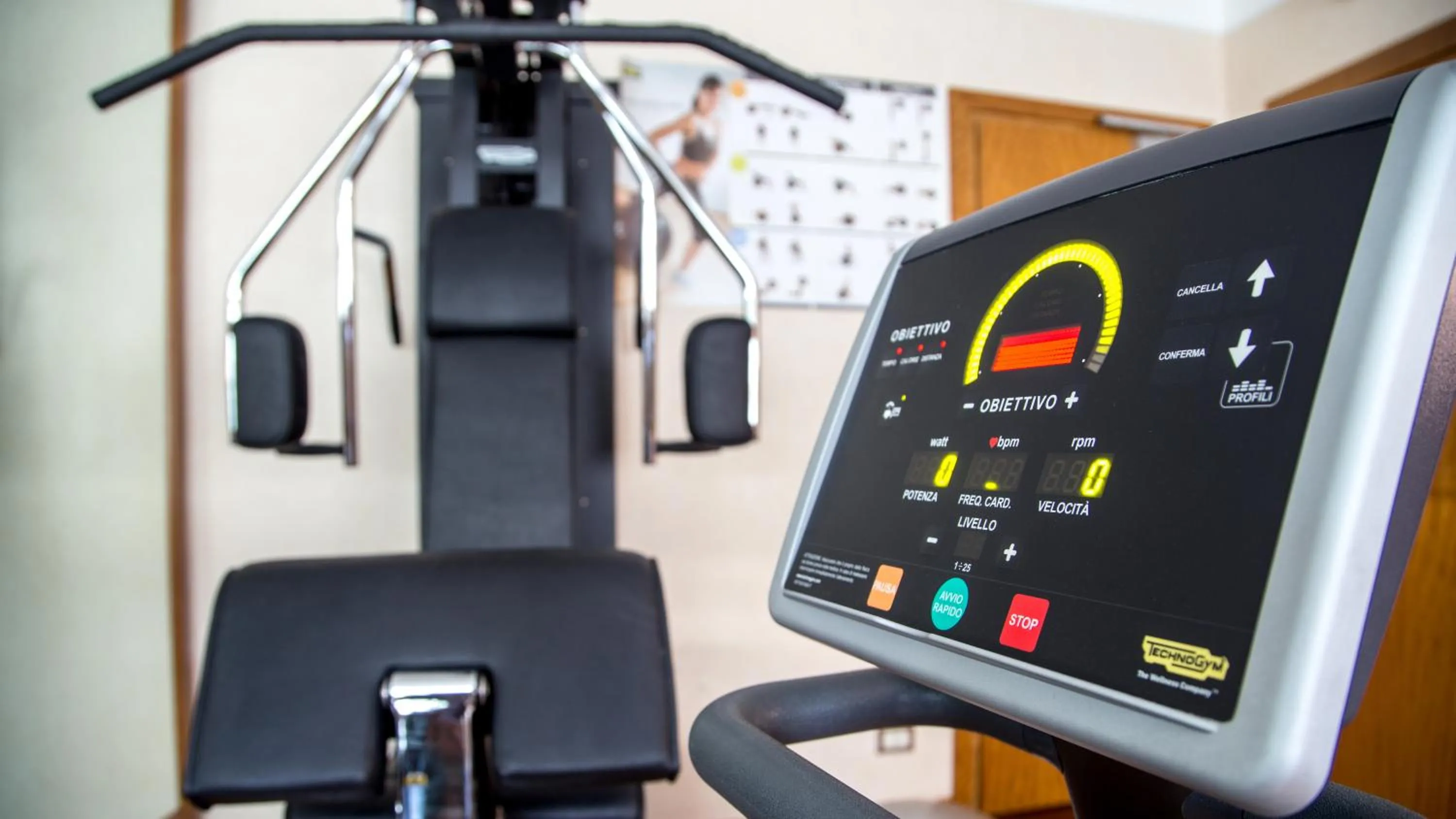 Fitness centre/facilities in Enea Hotel Aprilia