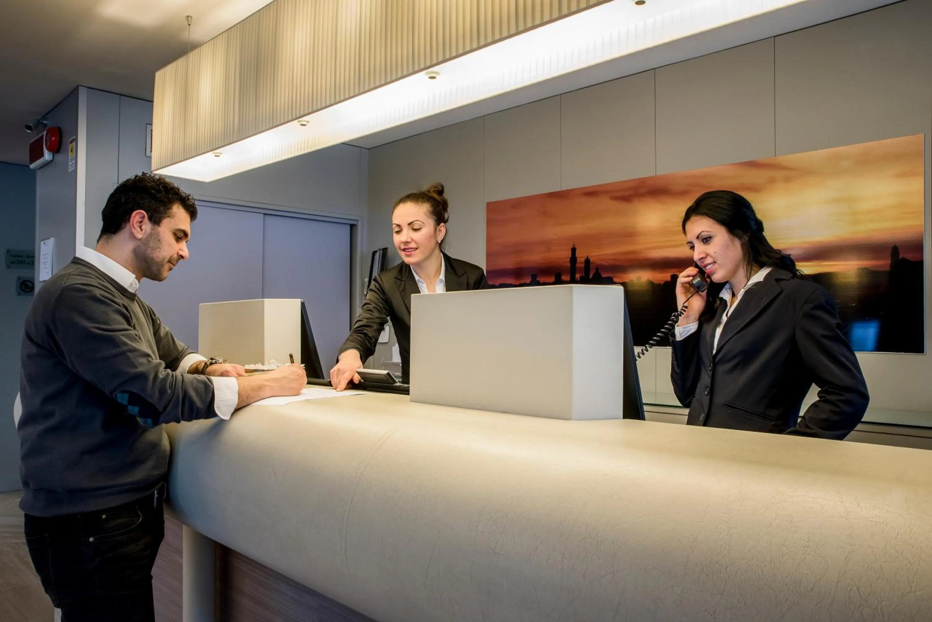 Lobby or reception in Hotel Executive