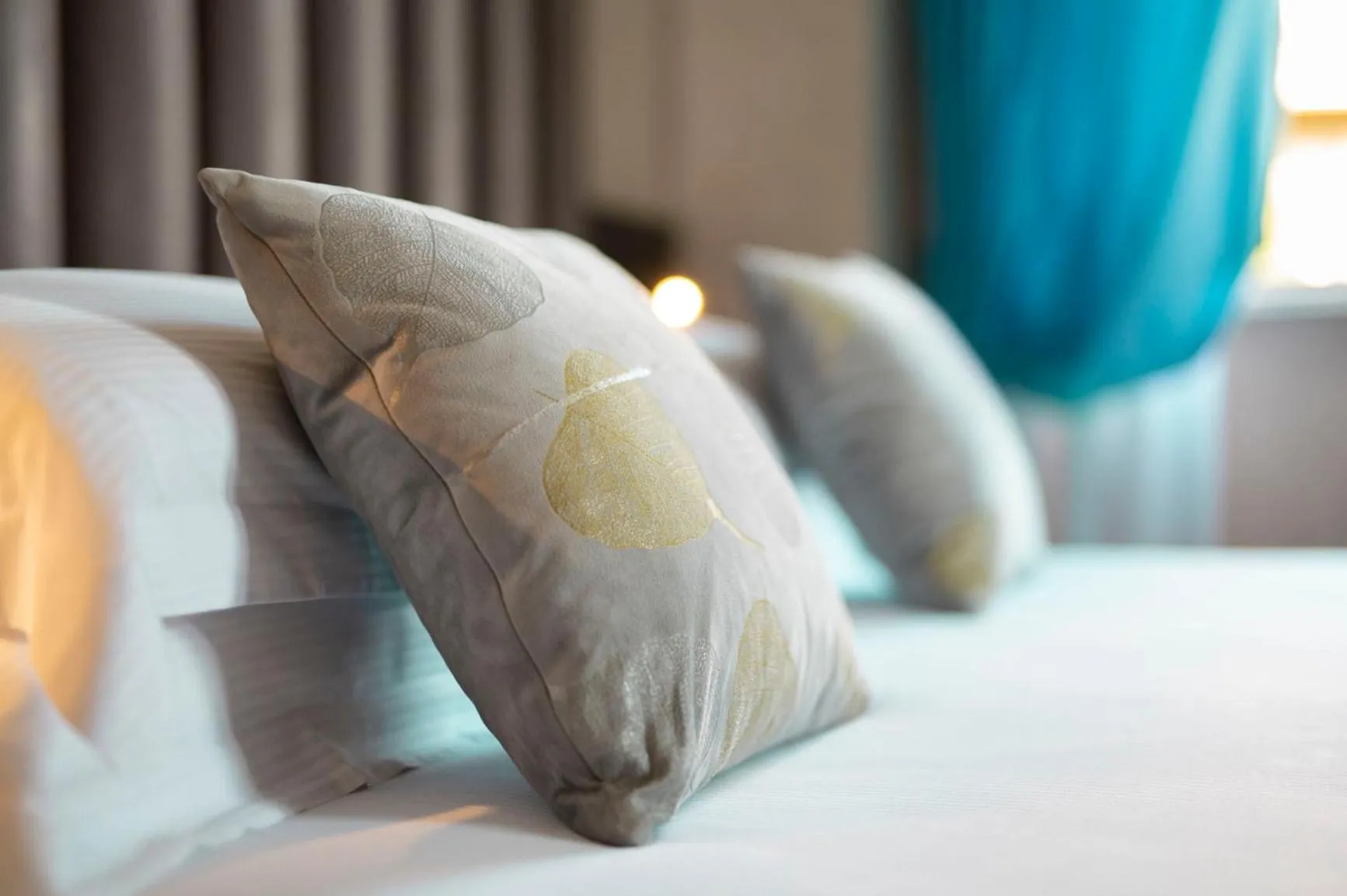 Bed in Atlante Star Hotel