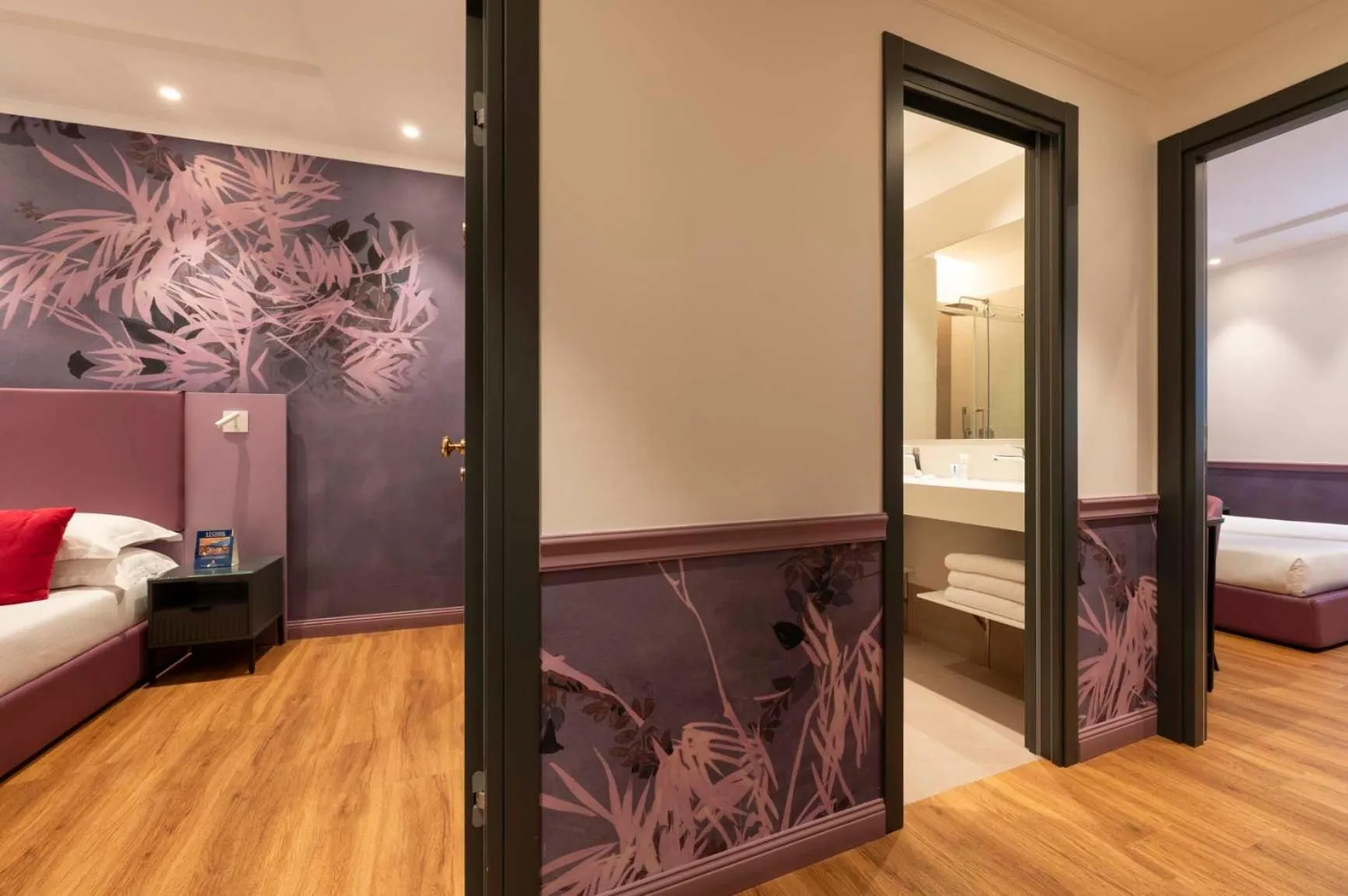 Bed in Atlante Star Hotel