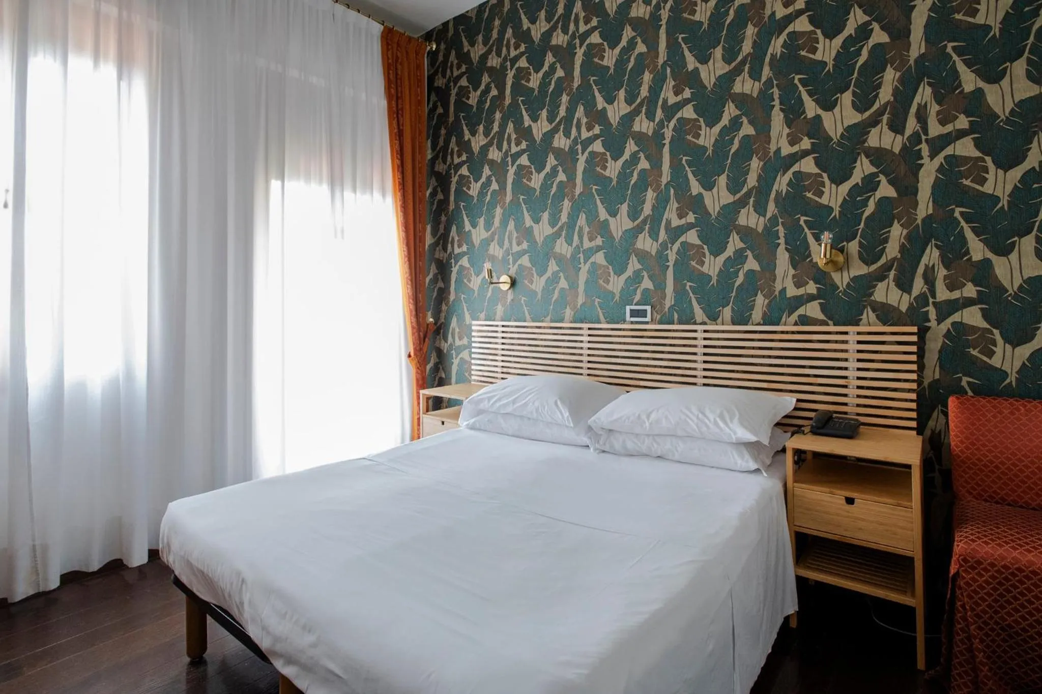 Bed in Hotel Rivamare