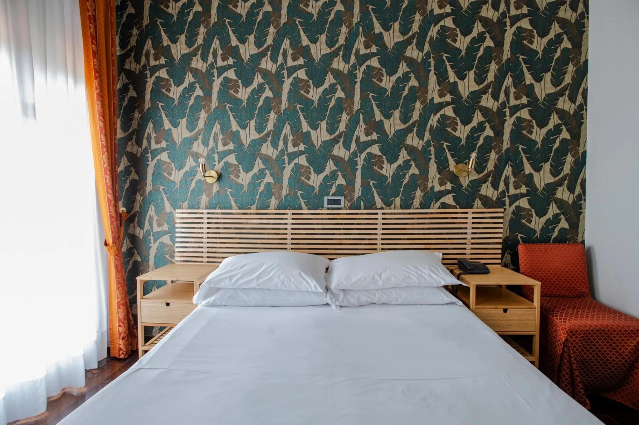 Bed in Hotel Rivamare