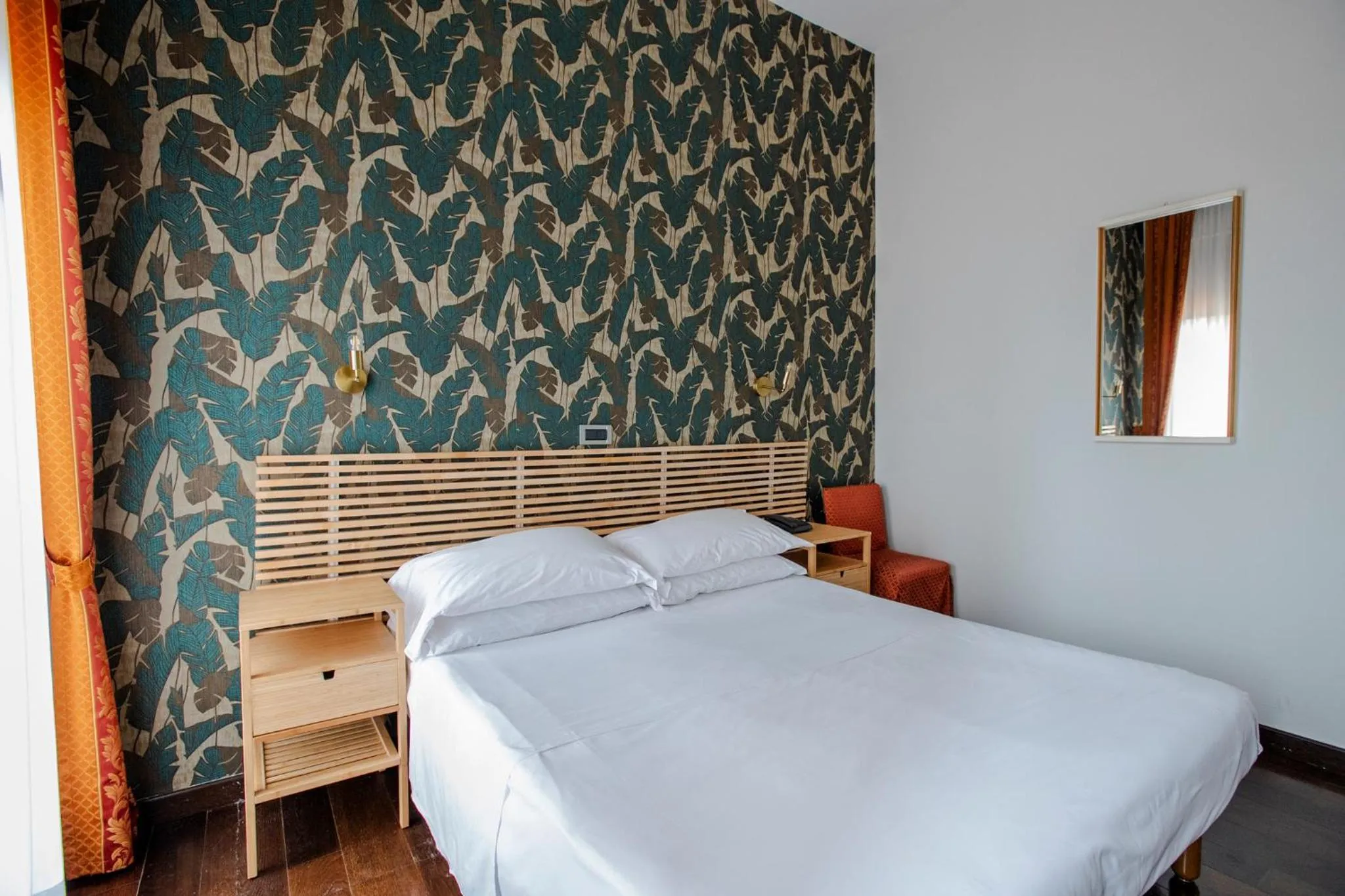 Bed in Hotel Rivamare