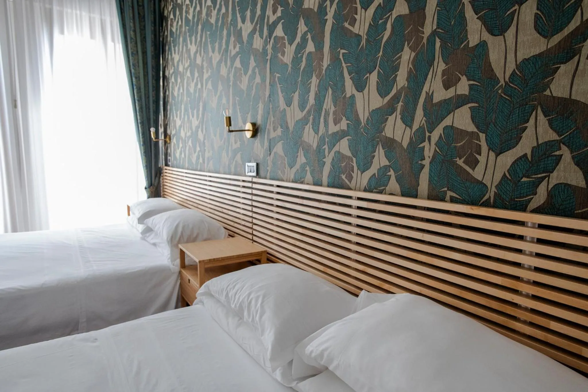 Bed in Hotel Rivamare