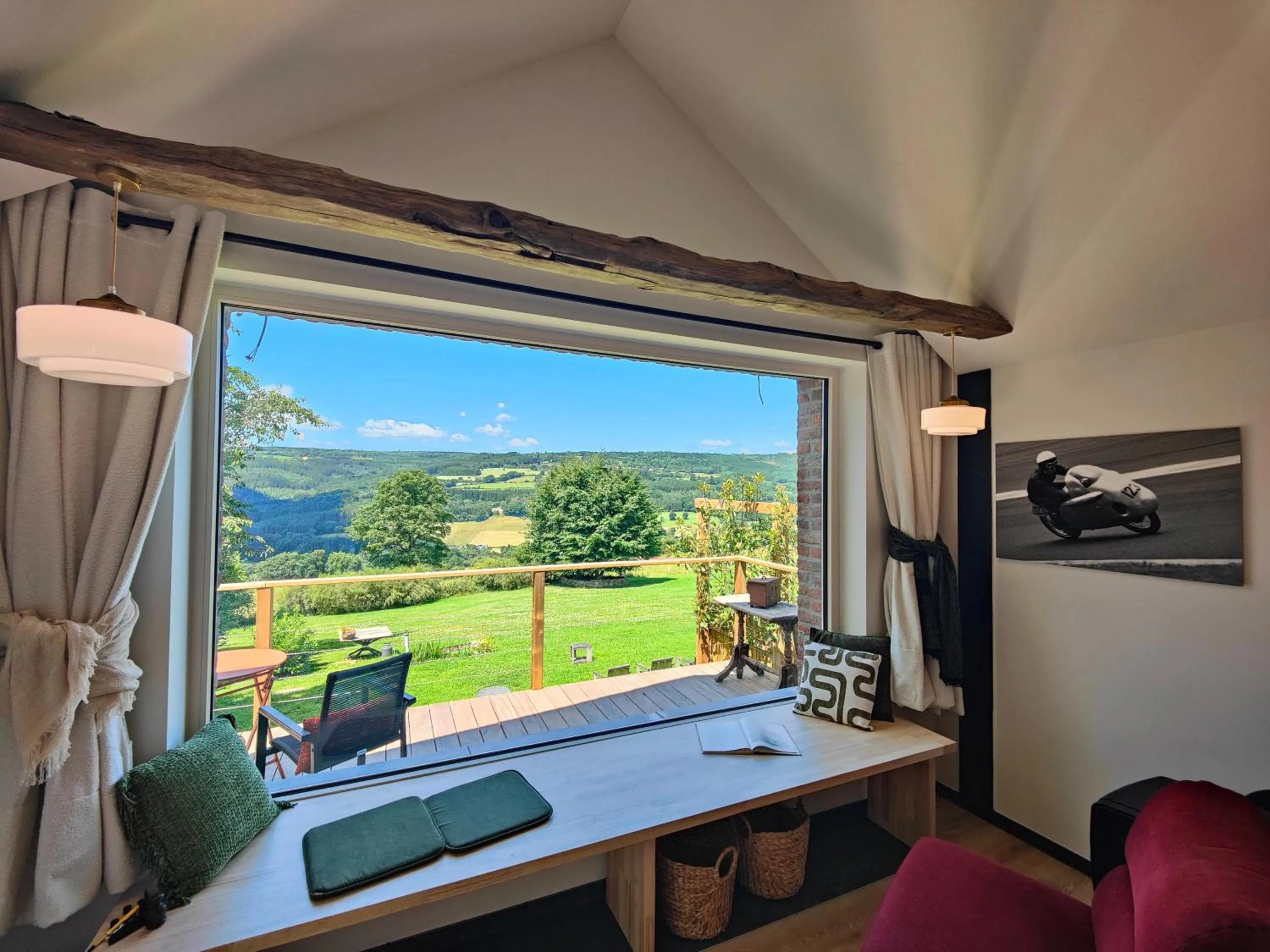 Garden view in Le Clos des Brumes