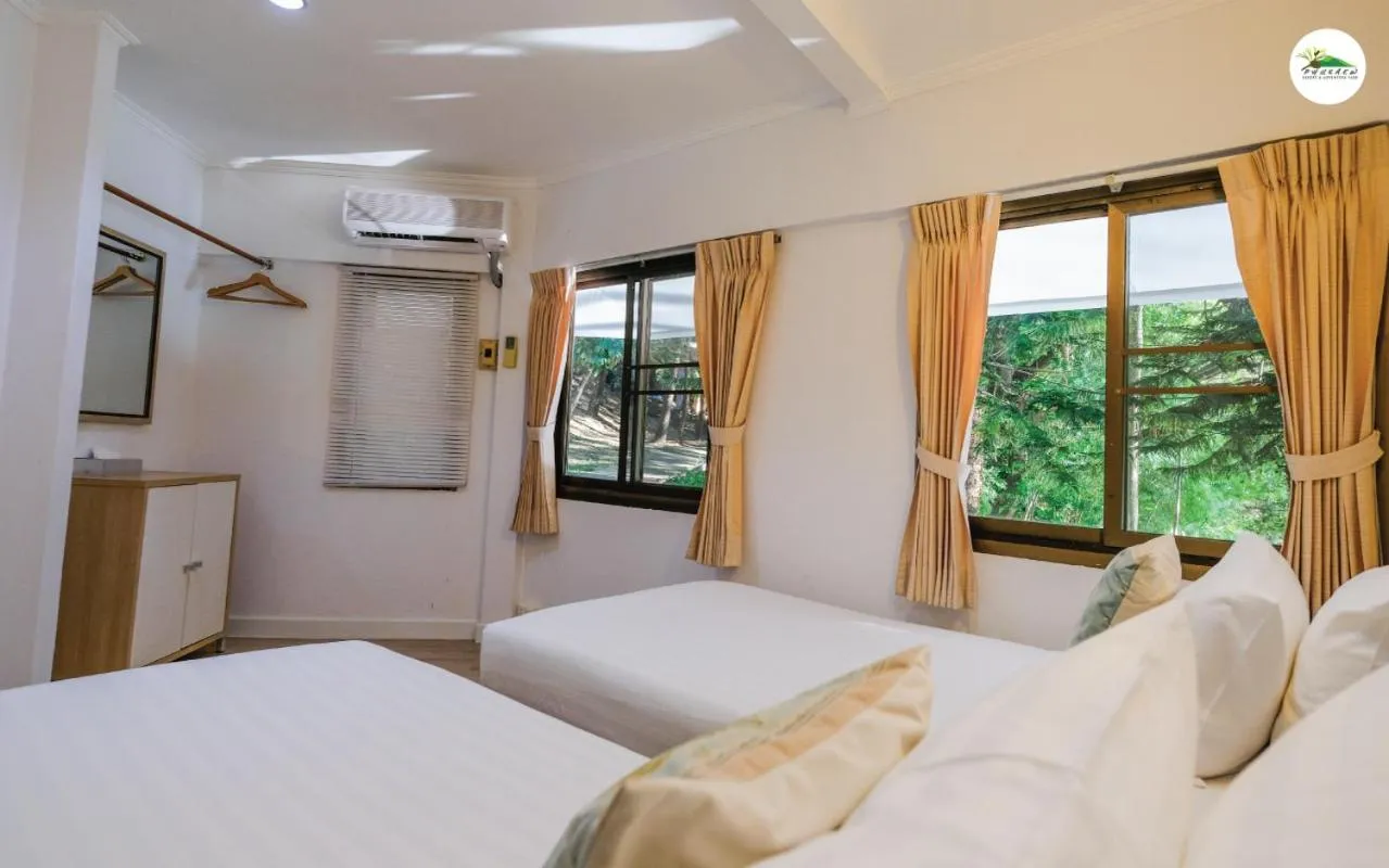 Bed in Phukaew Resort & Adventure Park