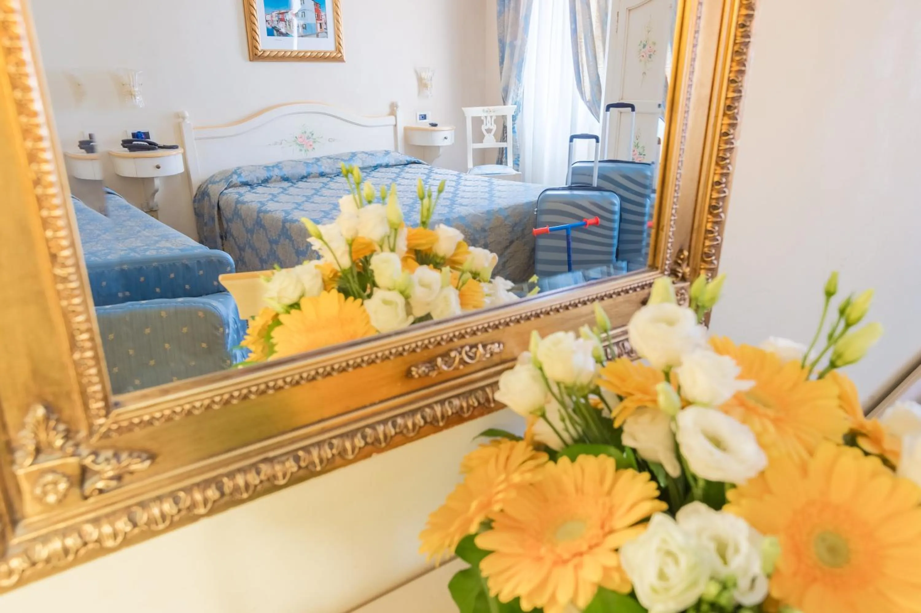 Bed in Hotel Mercurio