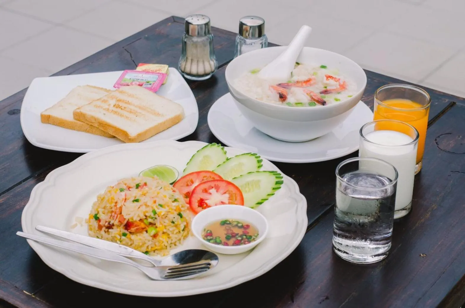 Breakfast in TH beach hotel