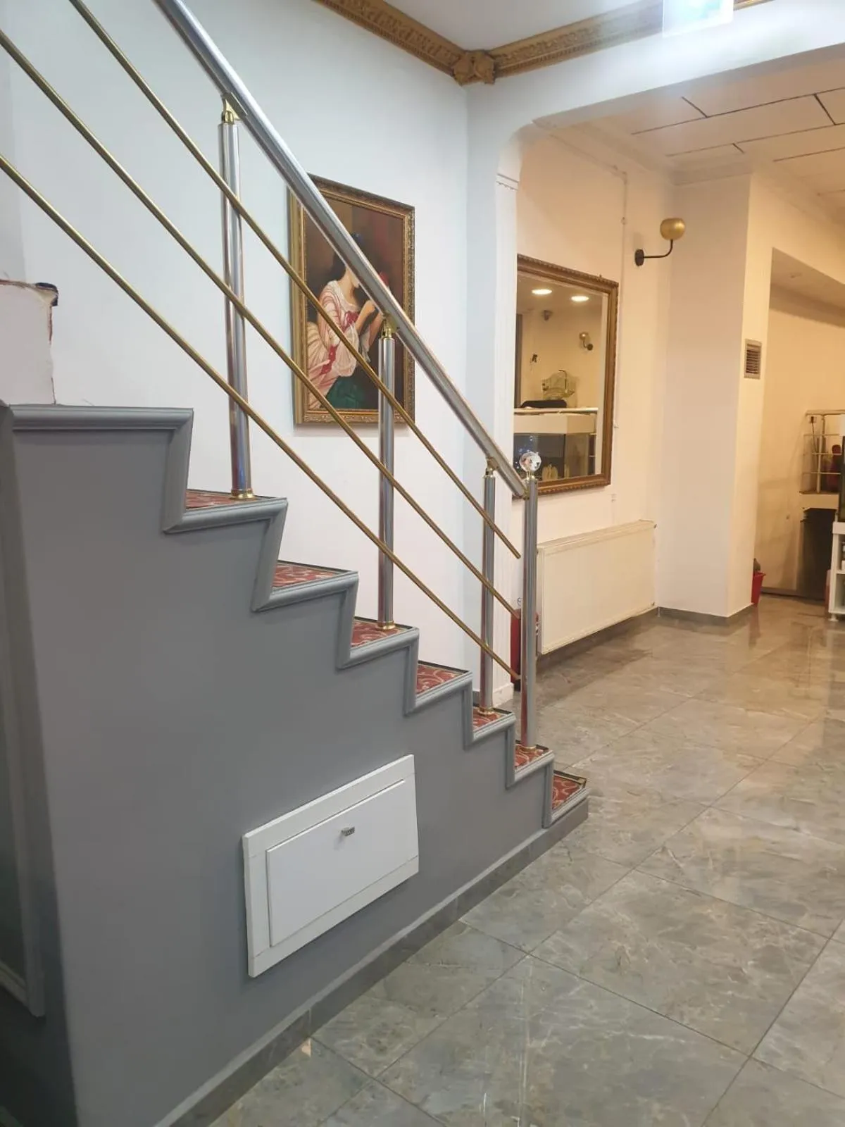 Lobby or reception in Stad Pansiyon AİLE