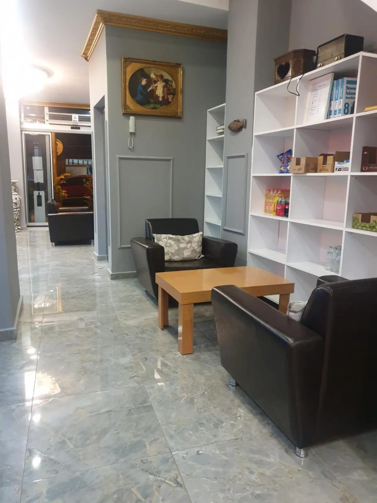 Lobby or reception in Stad Pansiyon AİLE