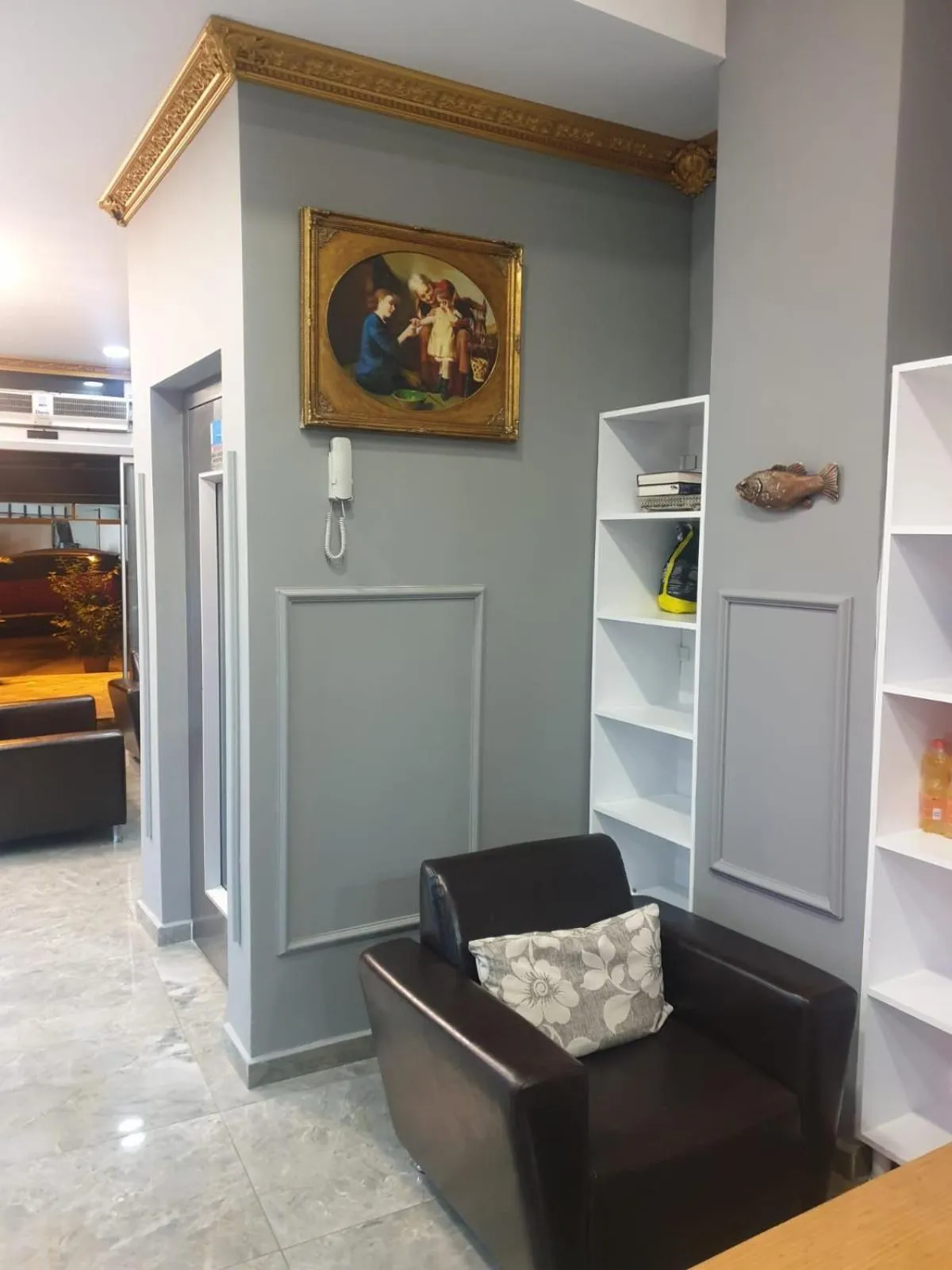 Lobby or reception in Stad Pansiyon AİLE