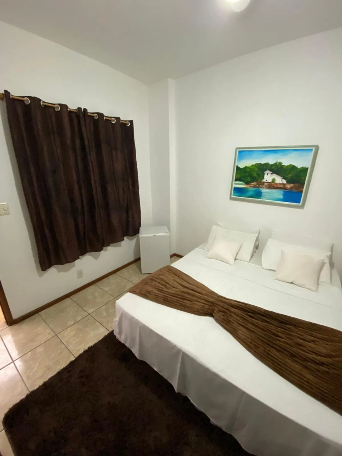 Bed in Pousada toca do cambu