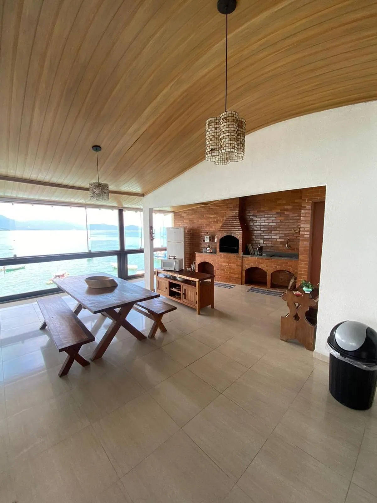 BBQ facilities in Pousada toca do cambu
