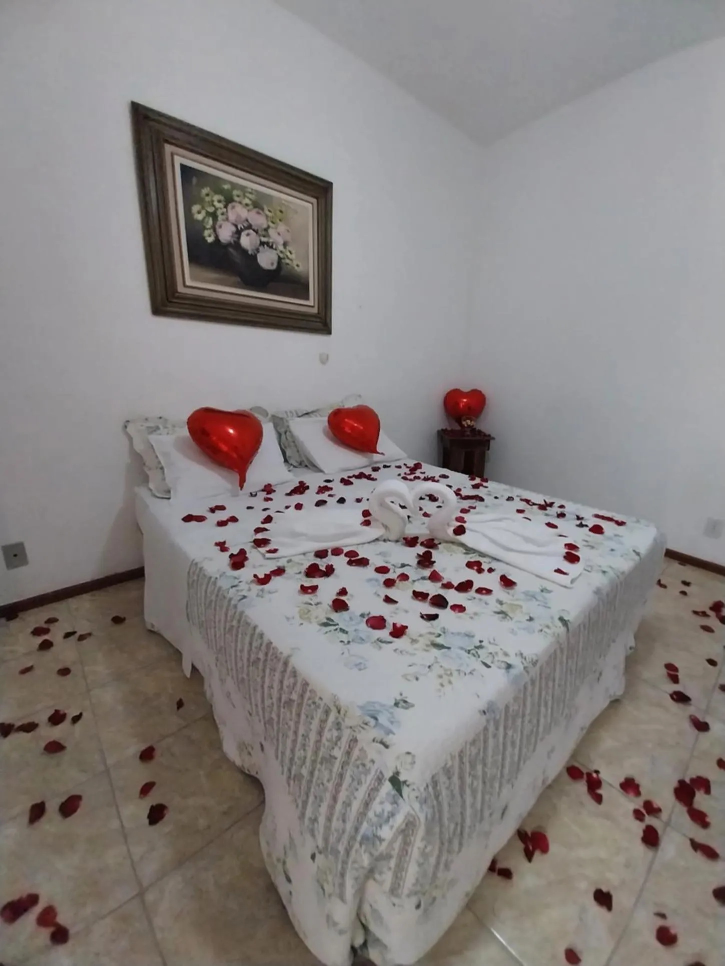 Bed in Pousada toca do cambu