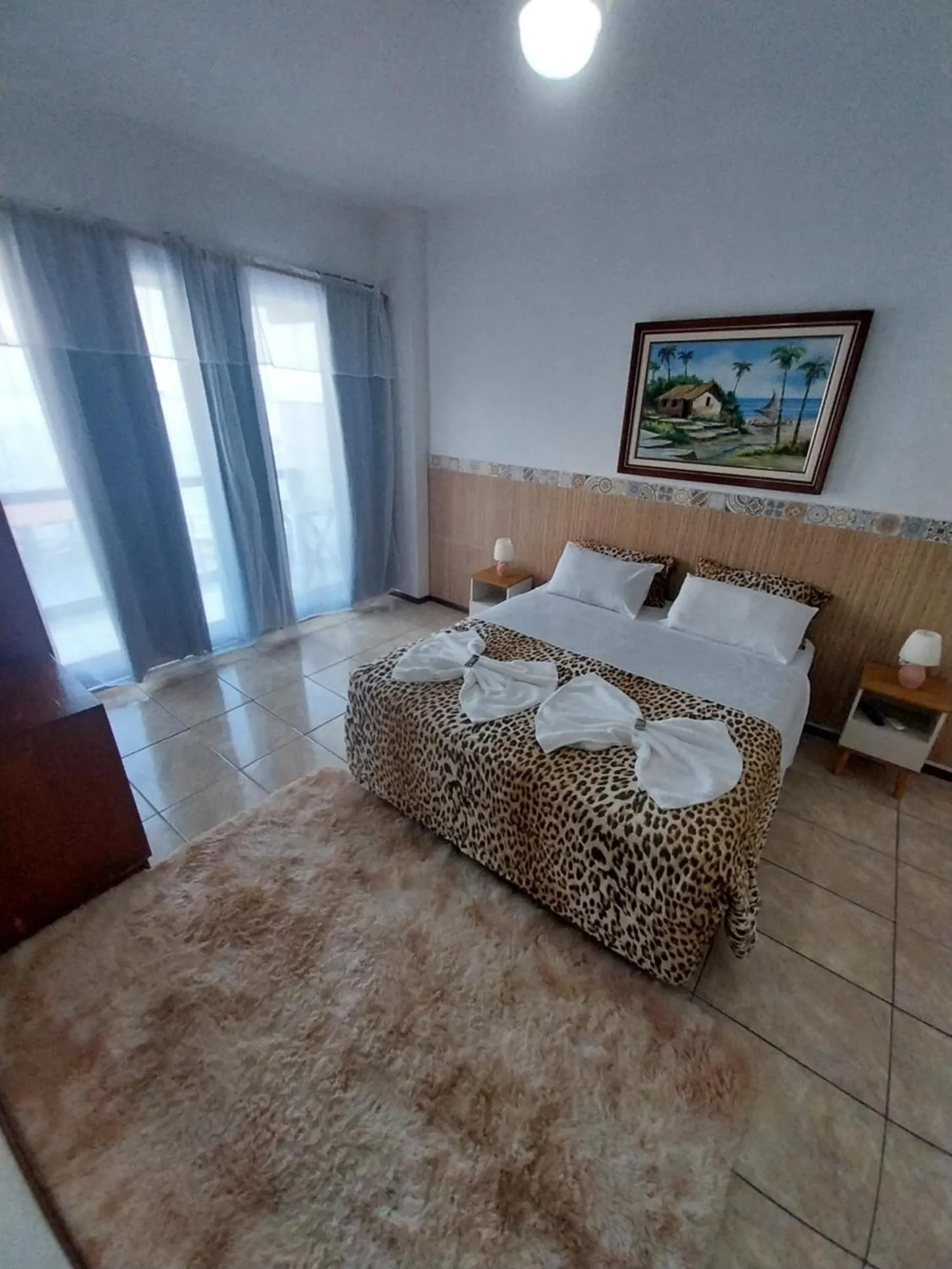 Bed in Pousada toca do cambu