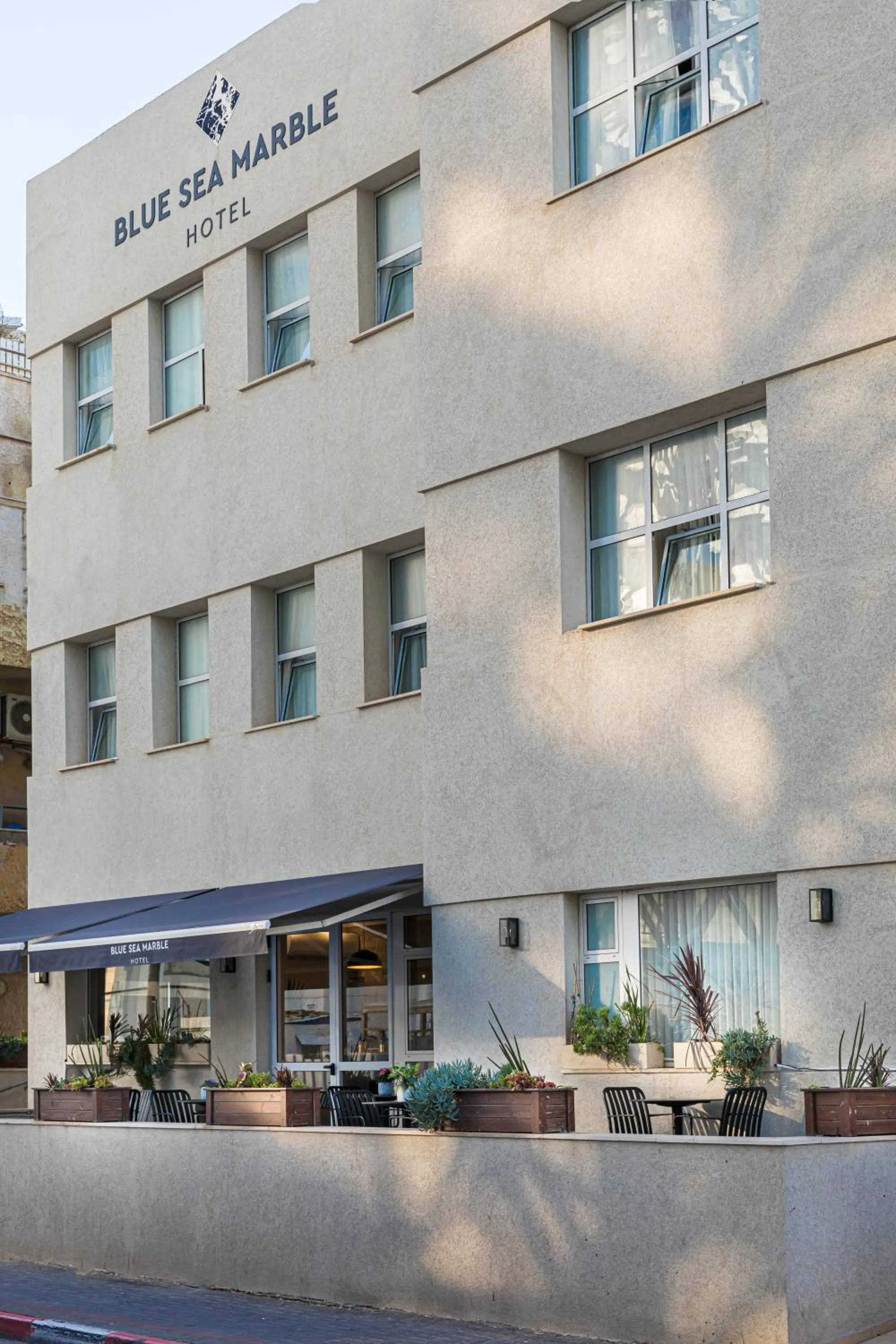 Property building in Blue Sea Marble