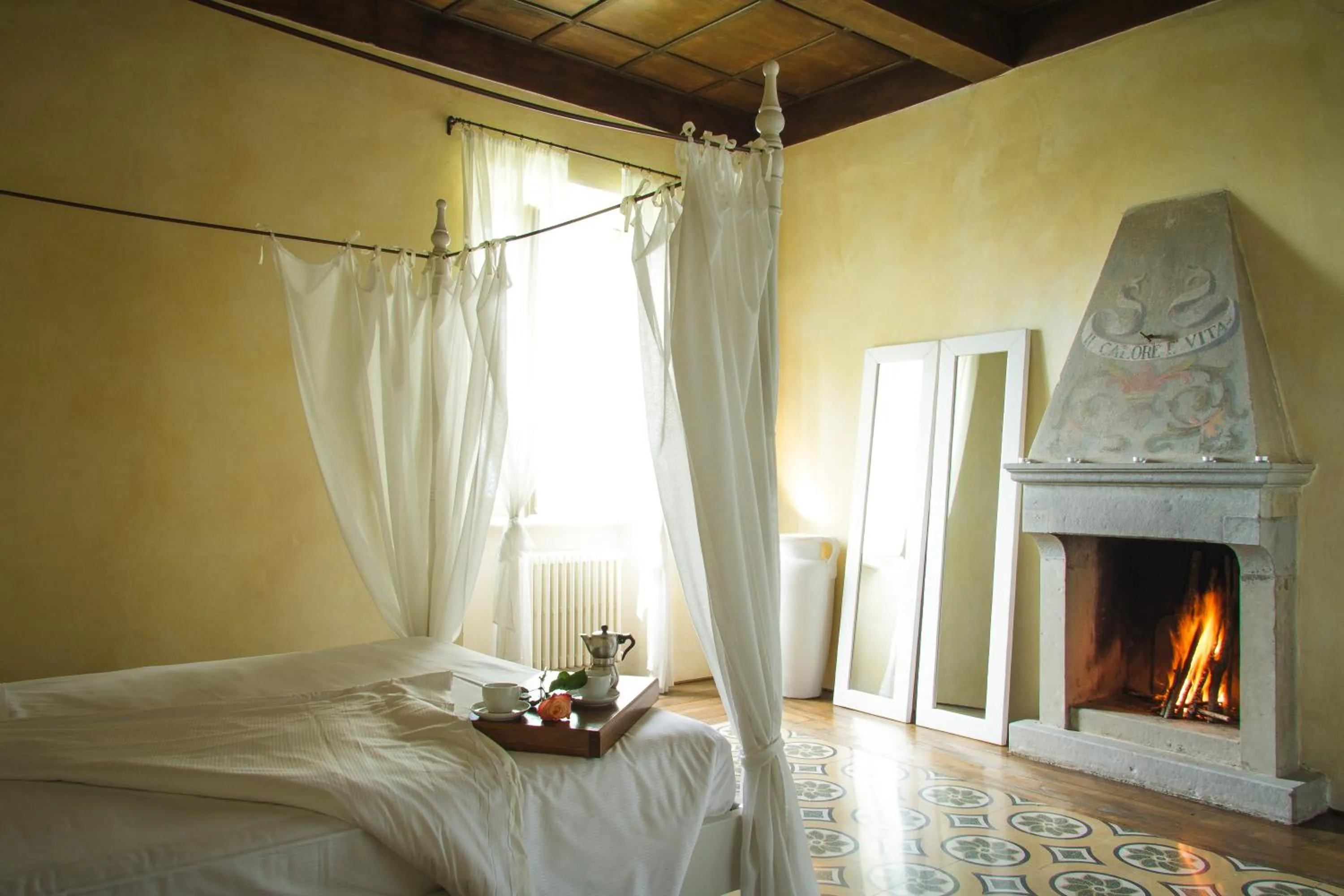 Coffee/tea facilities, Bed in Villa Cassia di Baccano