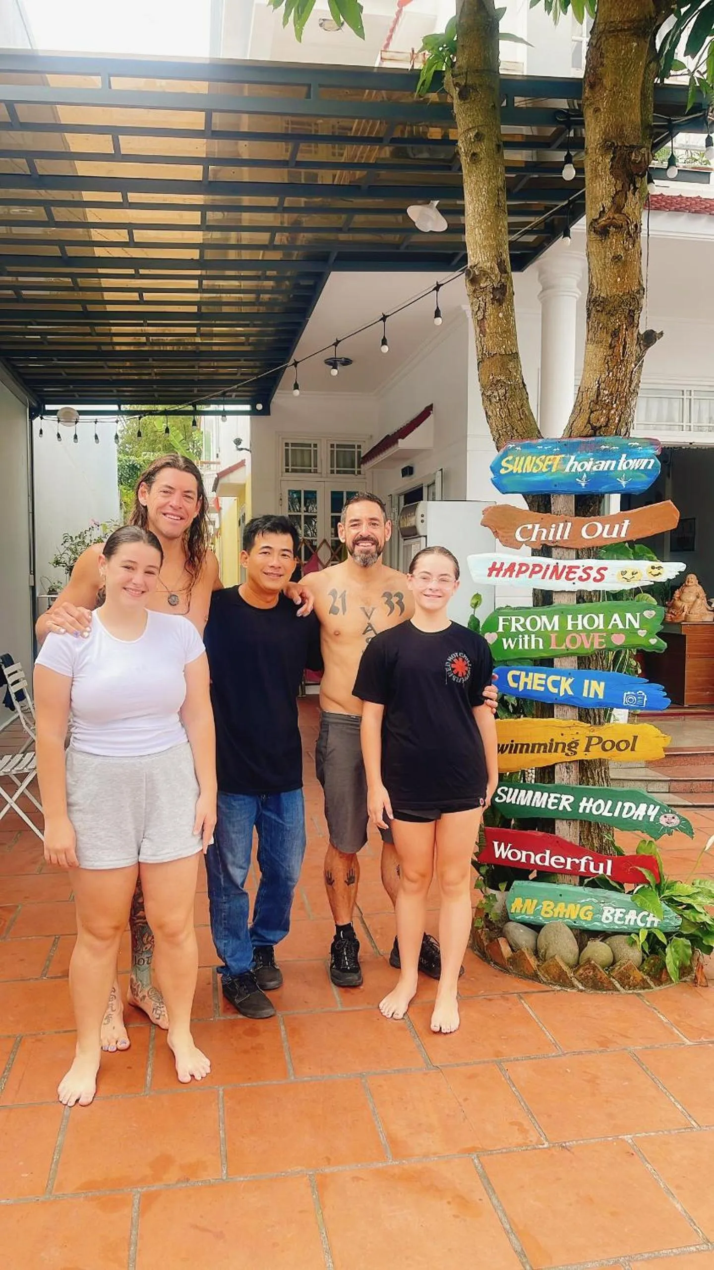 group of guests in Hoi An Life Villa