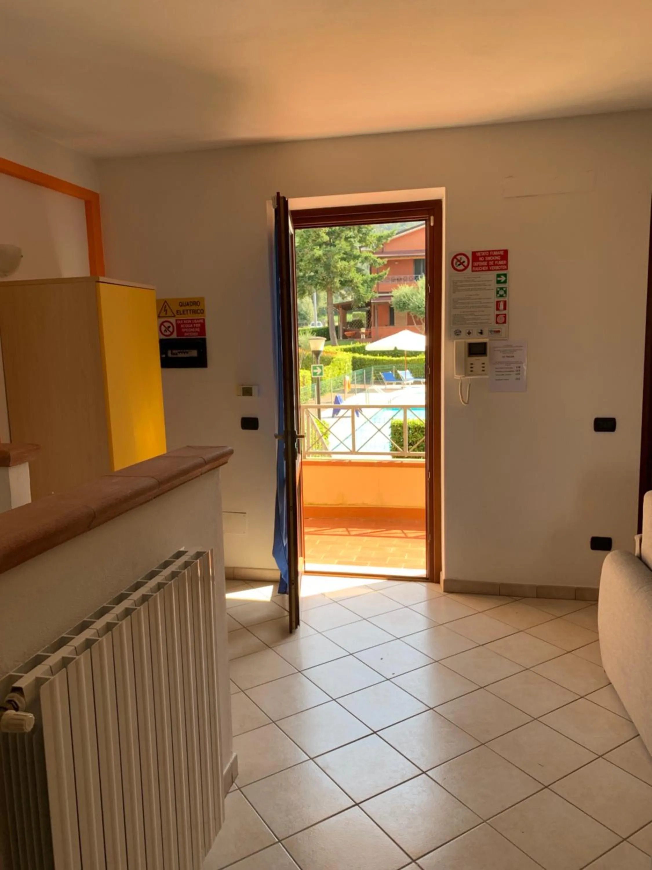 Inner courtyard view in Aurelia Rta Detta il Cascinale