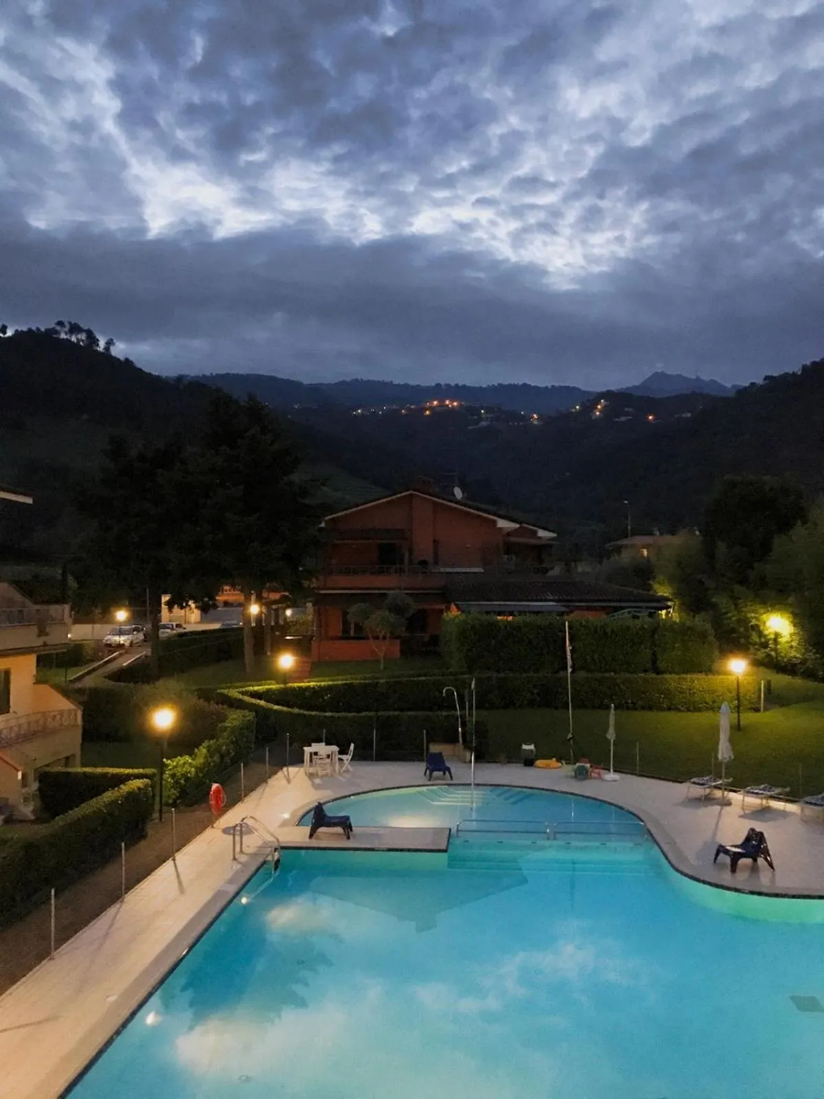 Pool view in Aurelia Rta Detta il Cascinale