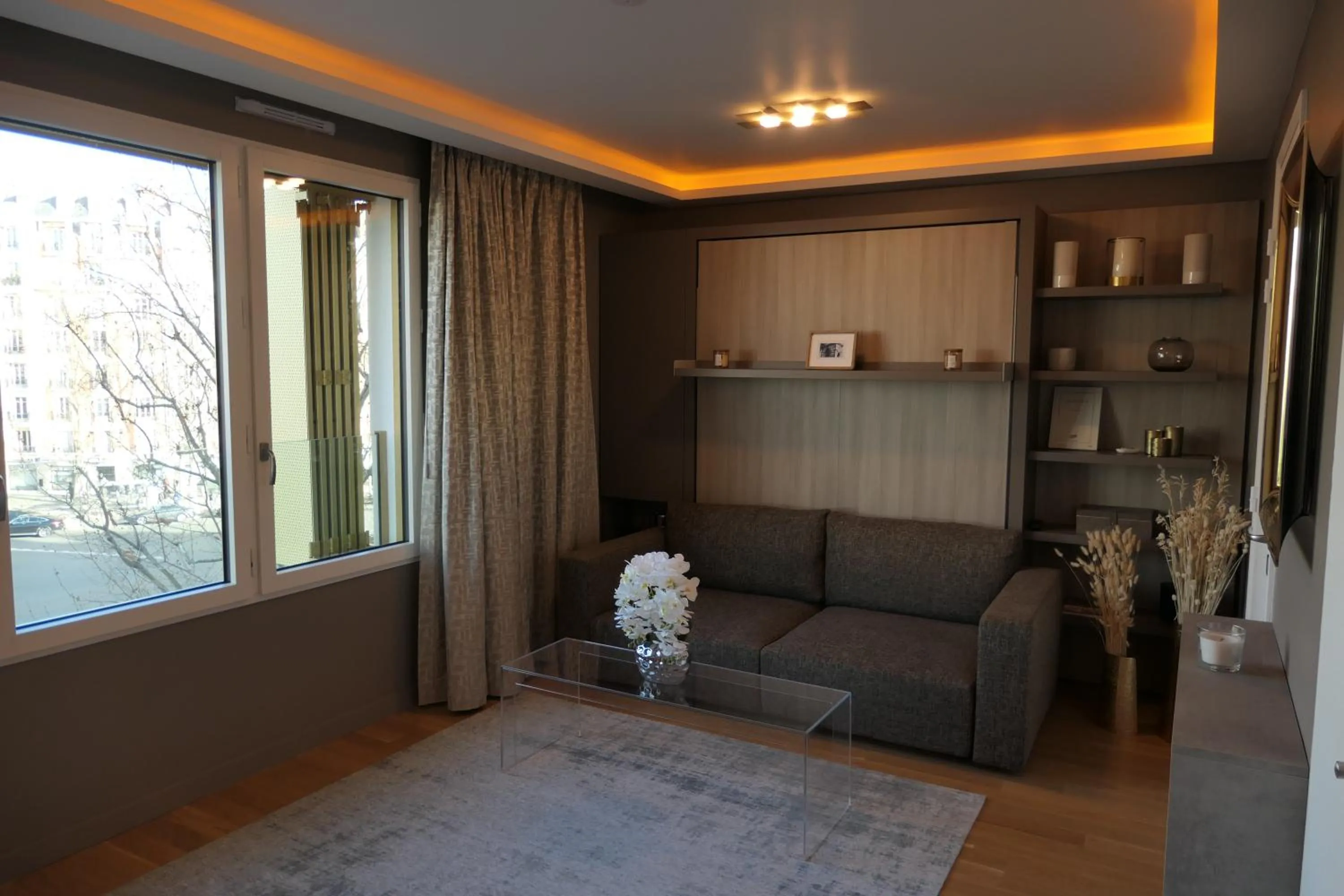 Living room in Luxury Studio Daumesnil Wifi & Netflix