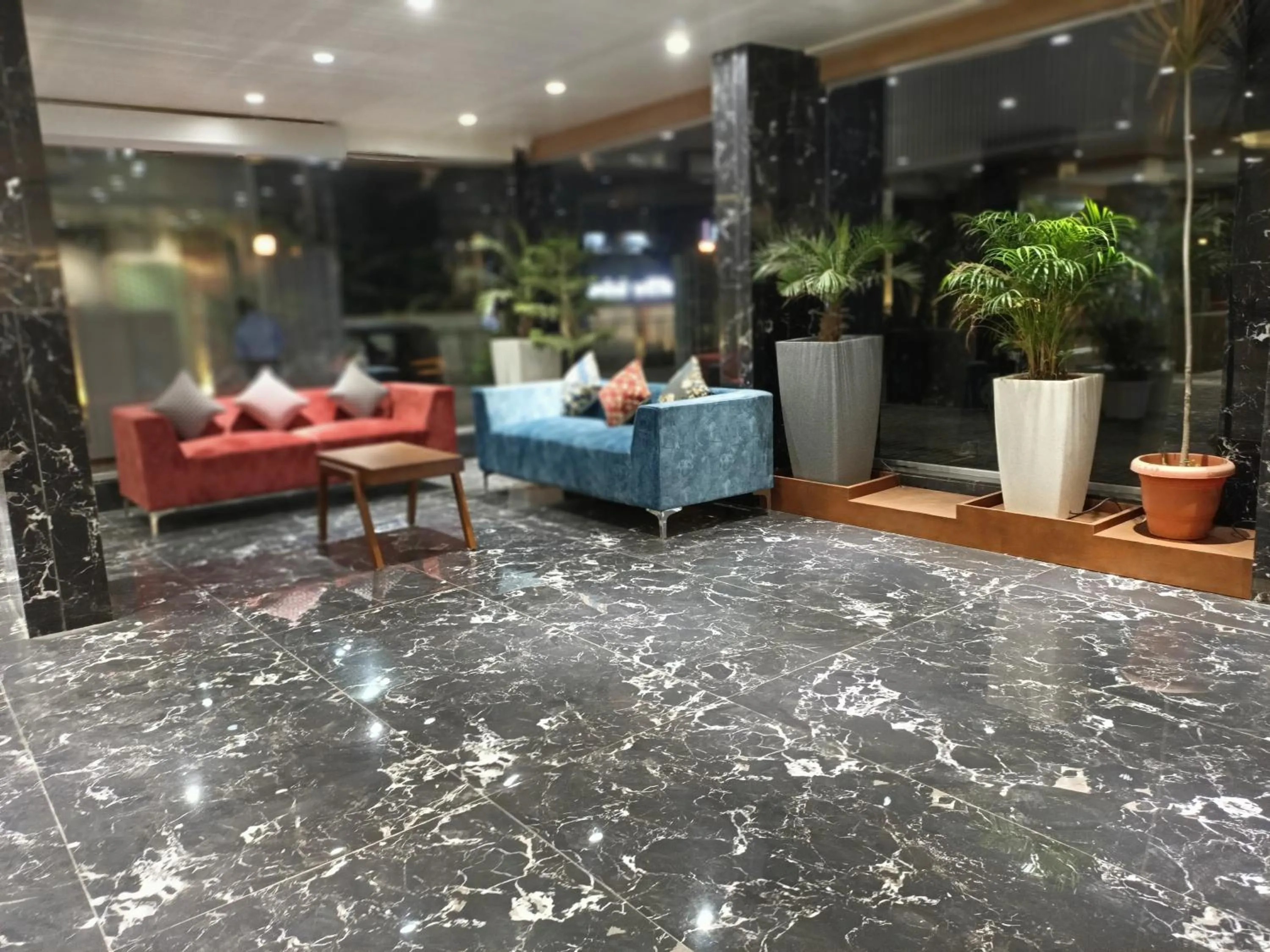 Seating area in Hotel Chitra Executive