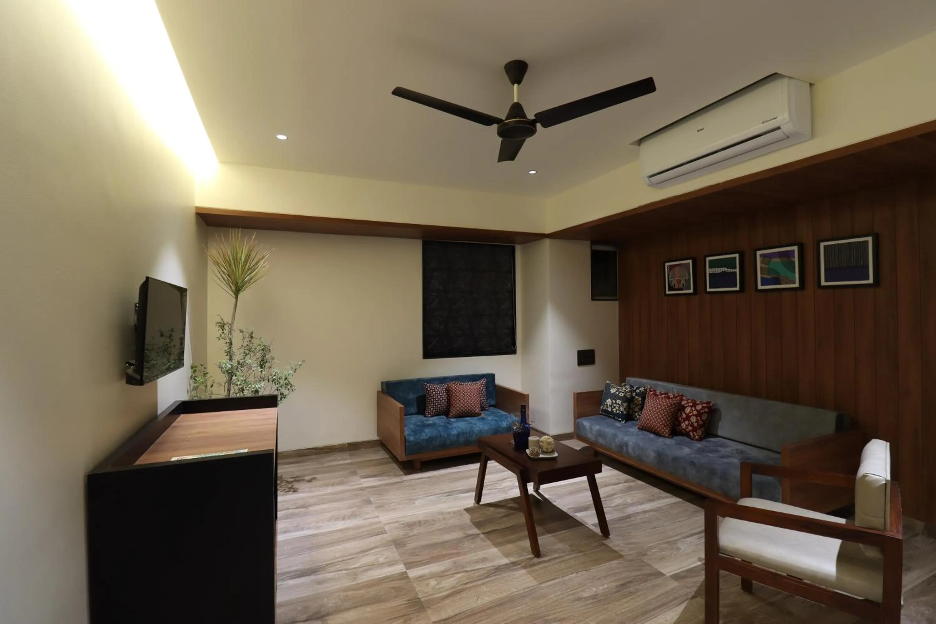 Seating area in Hotel Chitra Executive