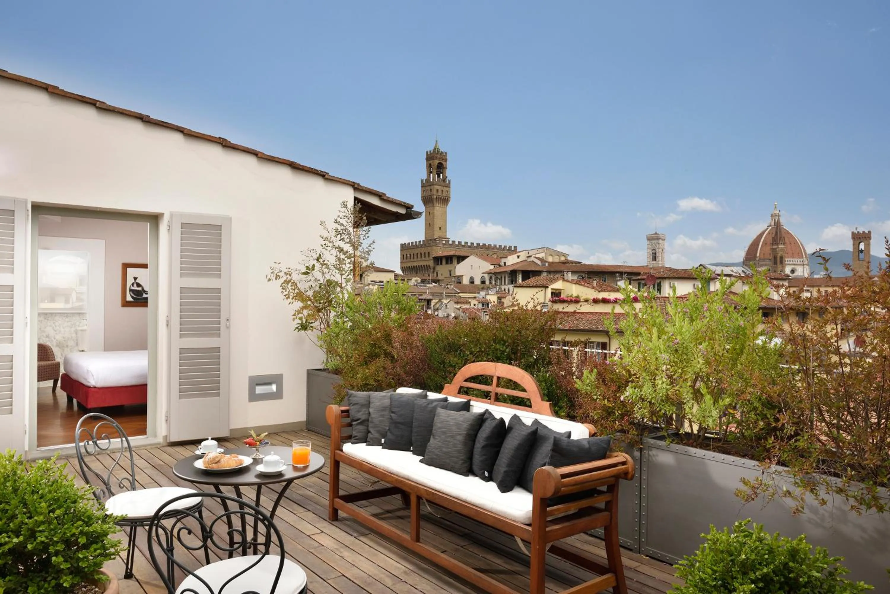 Balcony/Terrace in Hotel Balestri - WTB Hotels
