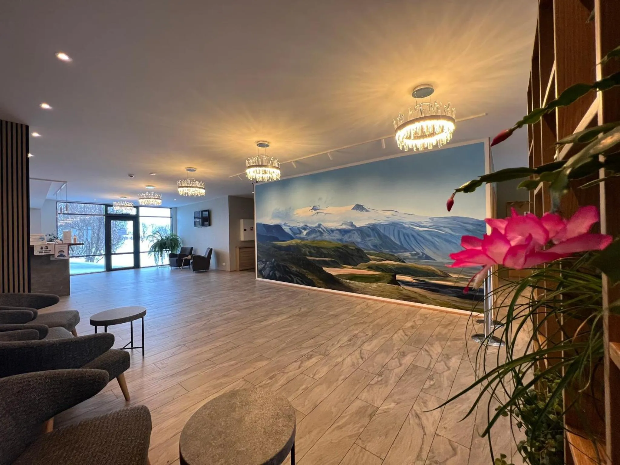 Lobby or reception in Hótel Skógafoss by EJ Hotels