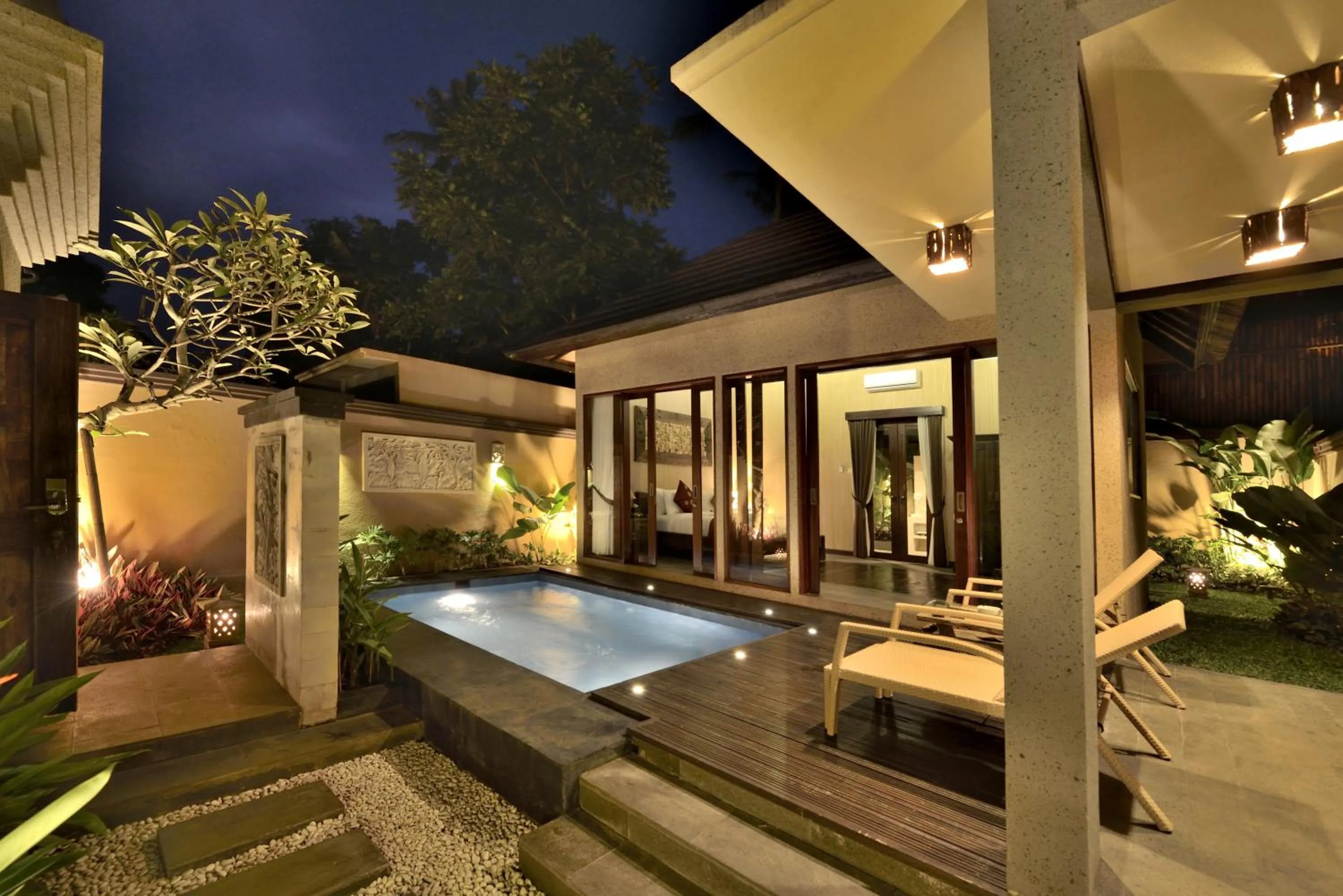 Garden view in Gino Feruci Villa Ubud by KAGUM Hotels