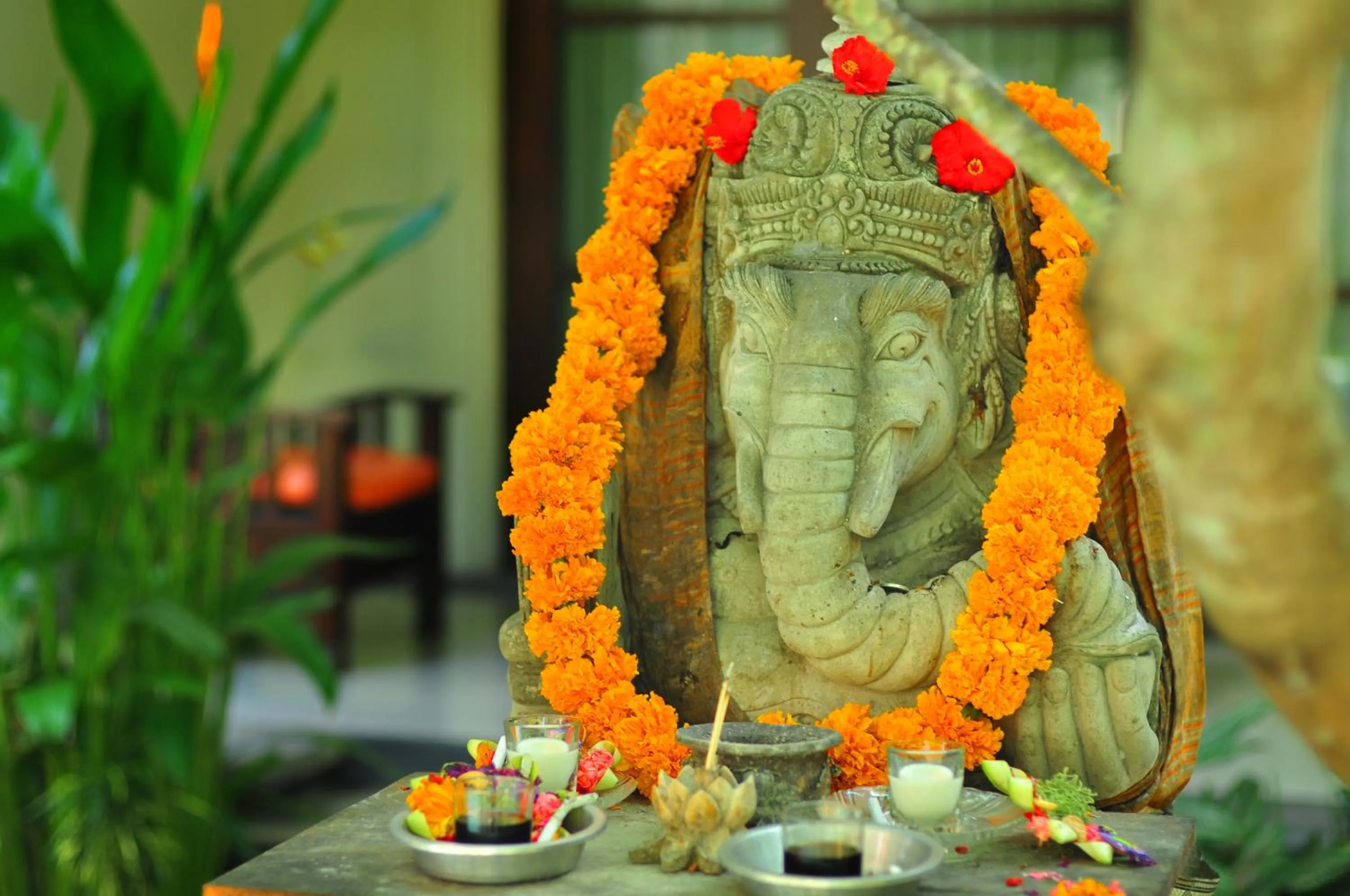 Decorative detail in Sari Villa Sanur Beach