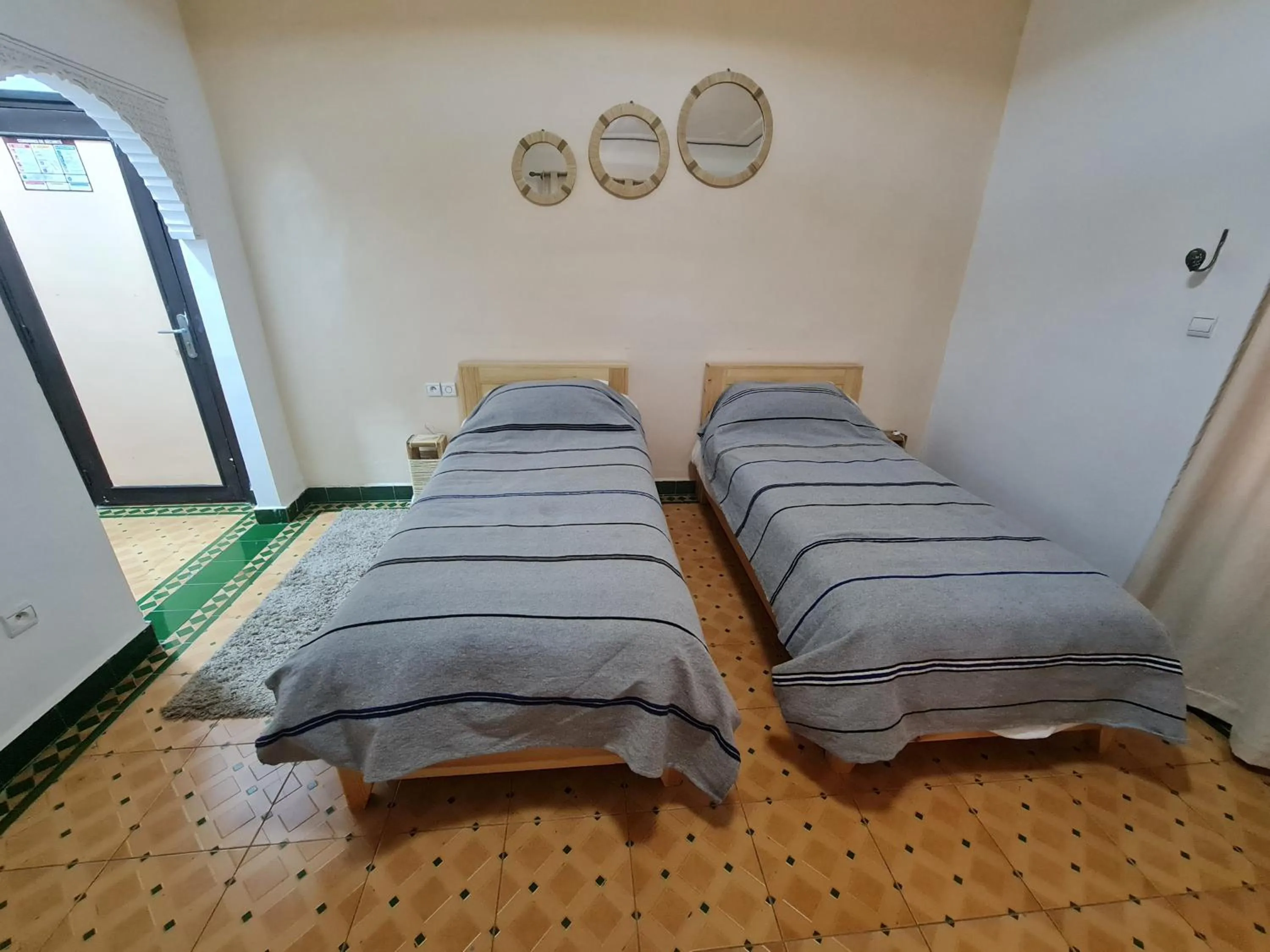 Bed in Targafit Hotel & Hammam