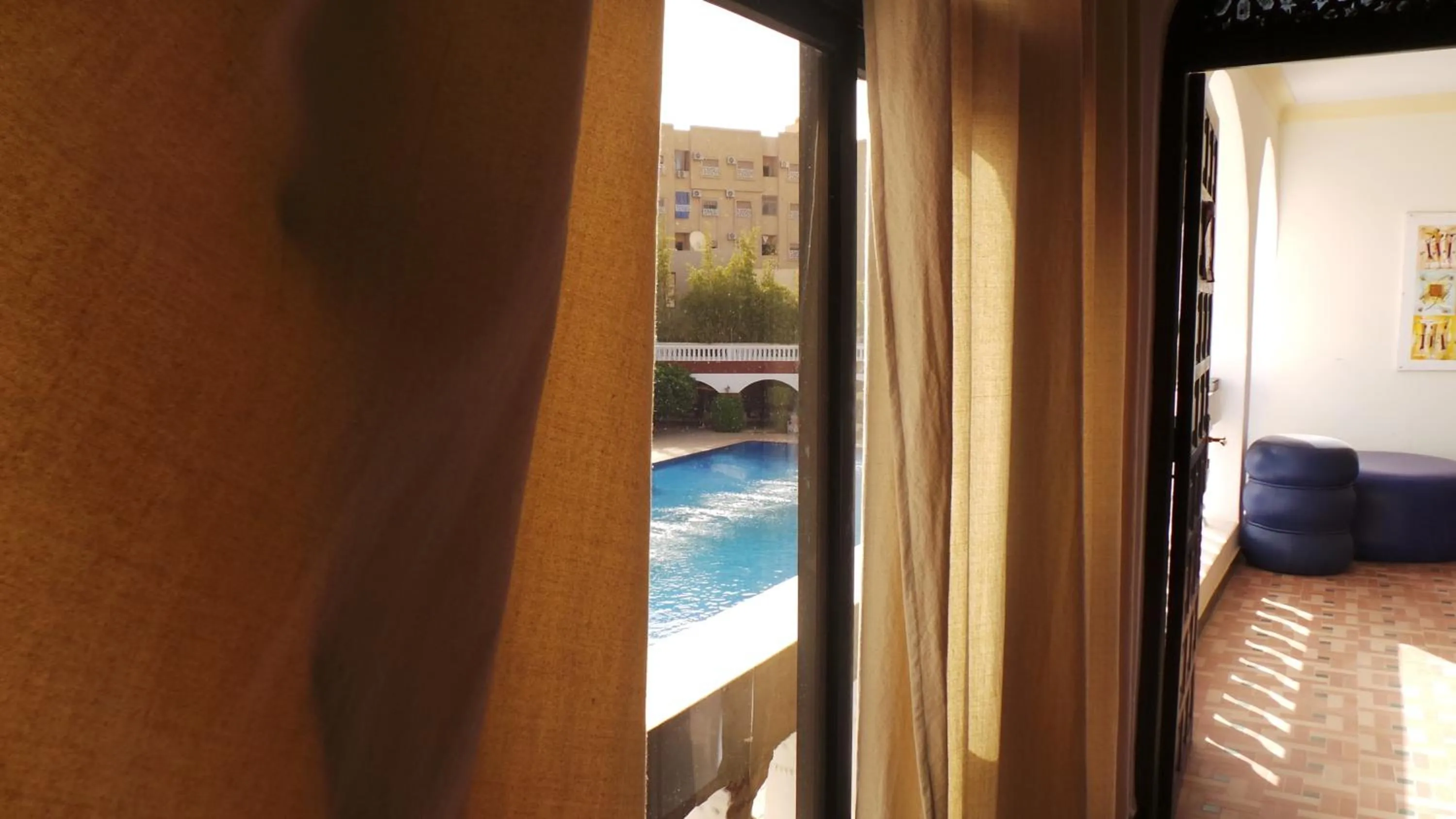 Pool view in Targafit Hotel & Hammam