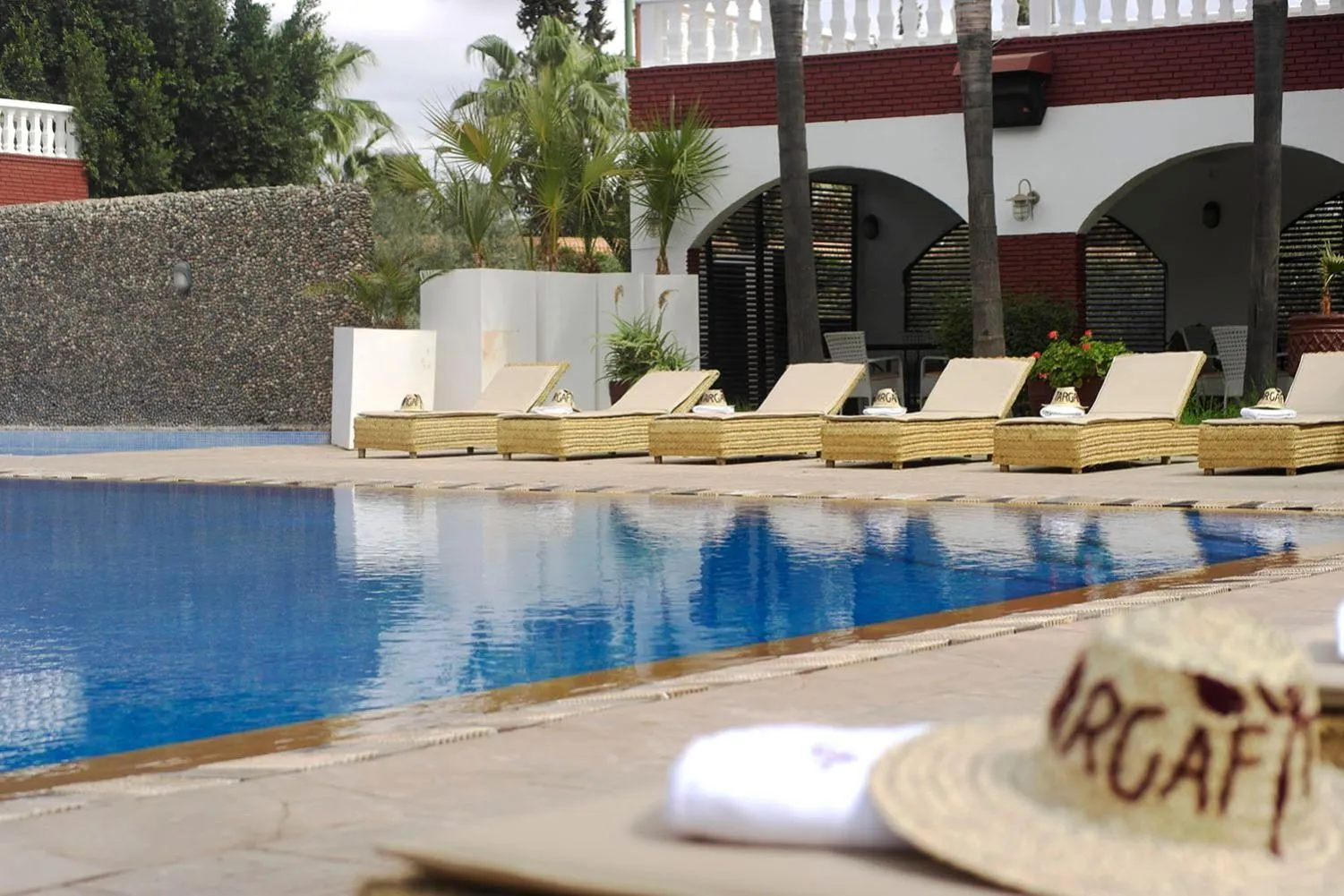 Swimming pool in Targafit Hotel & Hammam