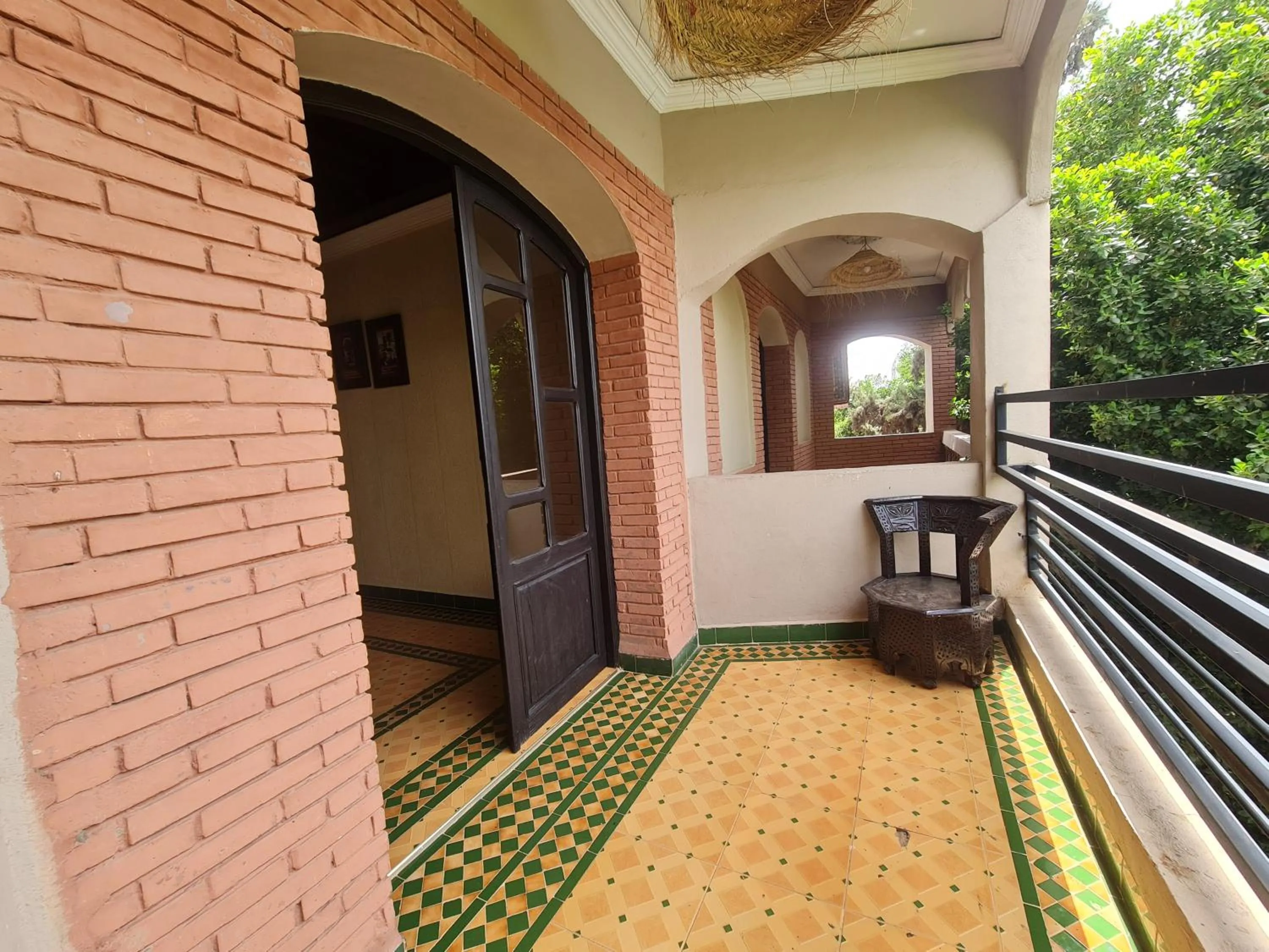 Balcony/Terrace in Targafit Hotel & Hammam