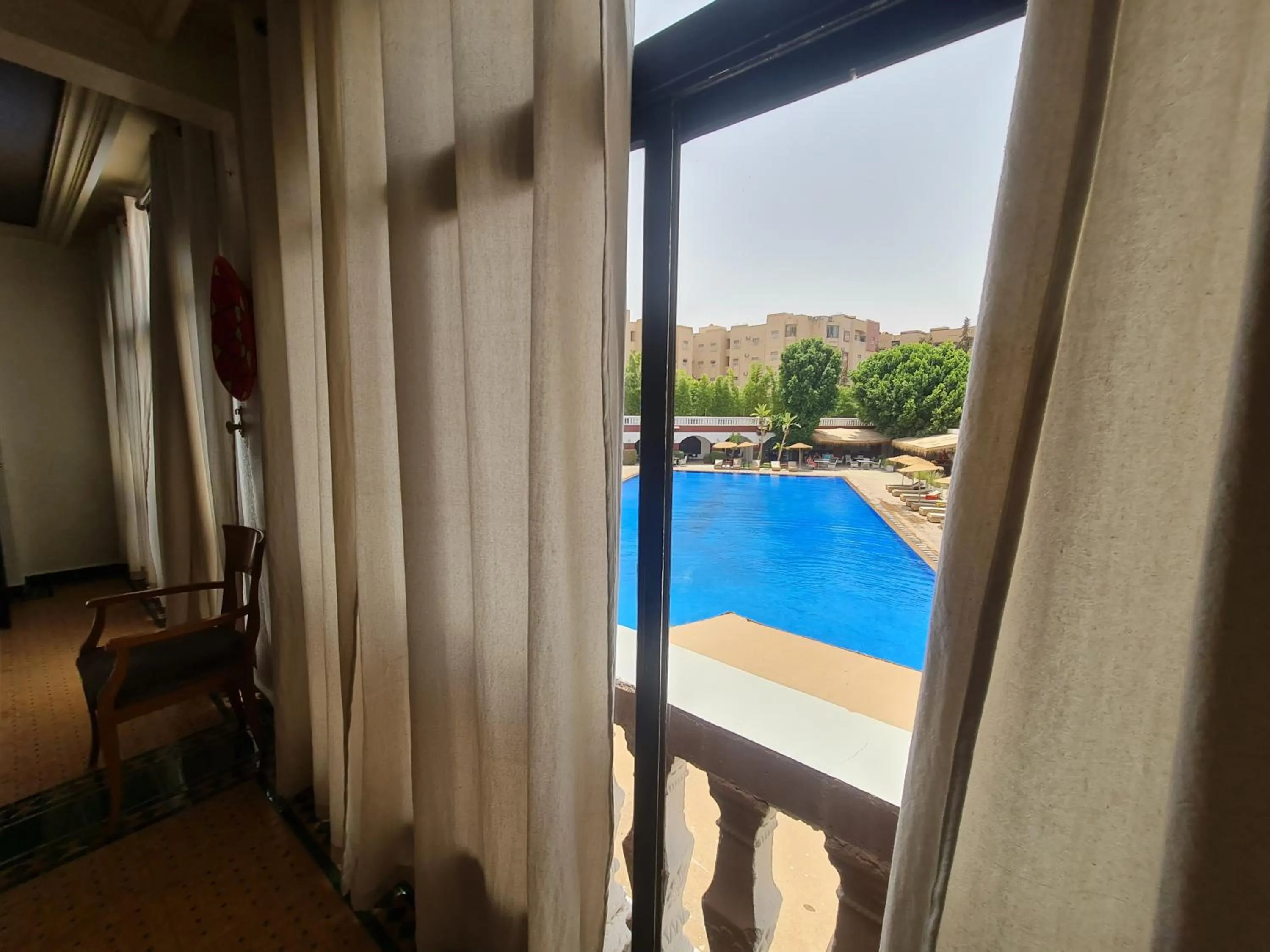 Pool view in Targafit Hotel & Hammam