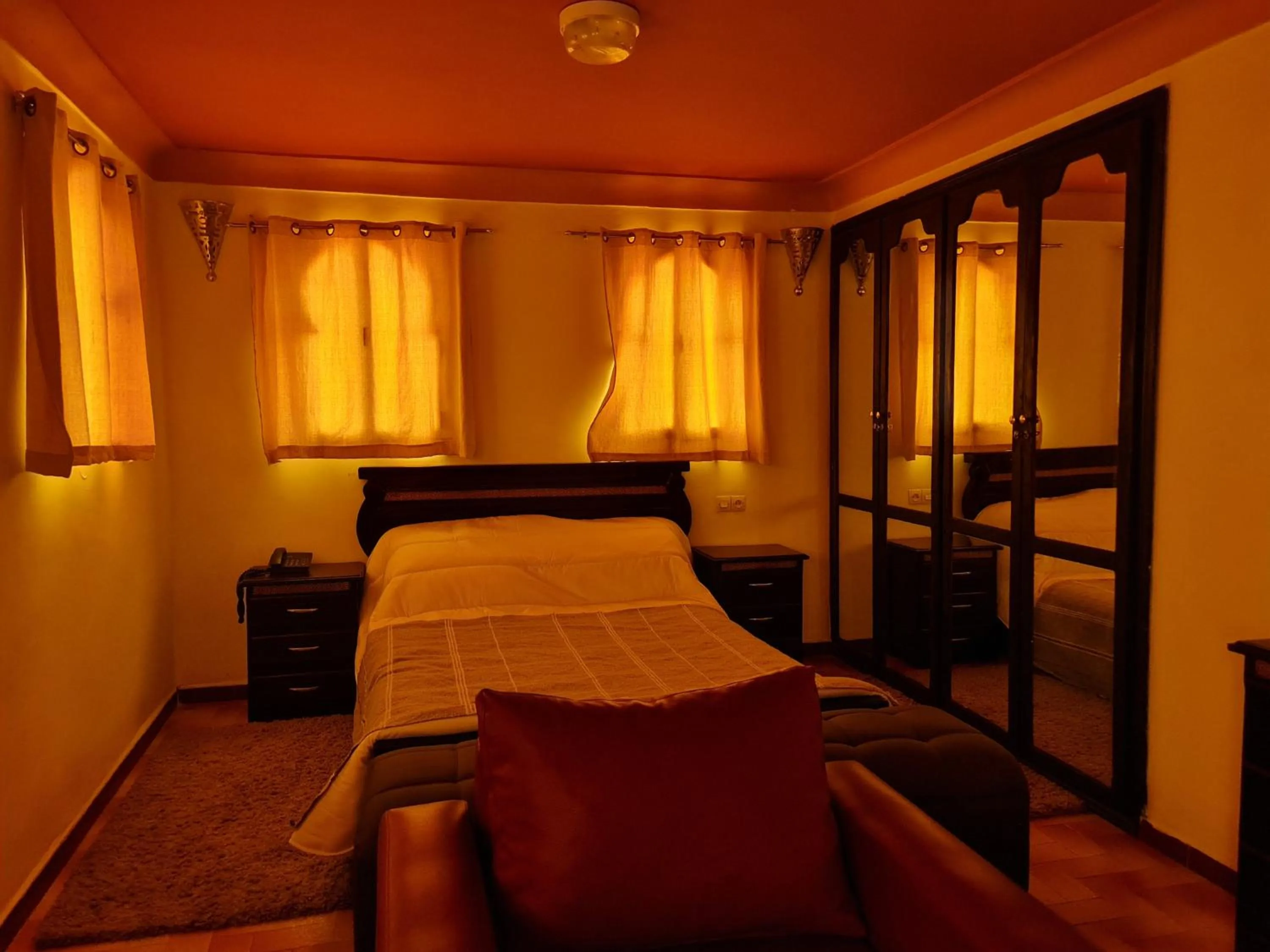 Photo of the whole room, Bed in Targafit Hotel & Hammam