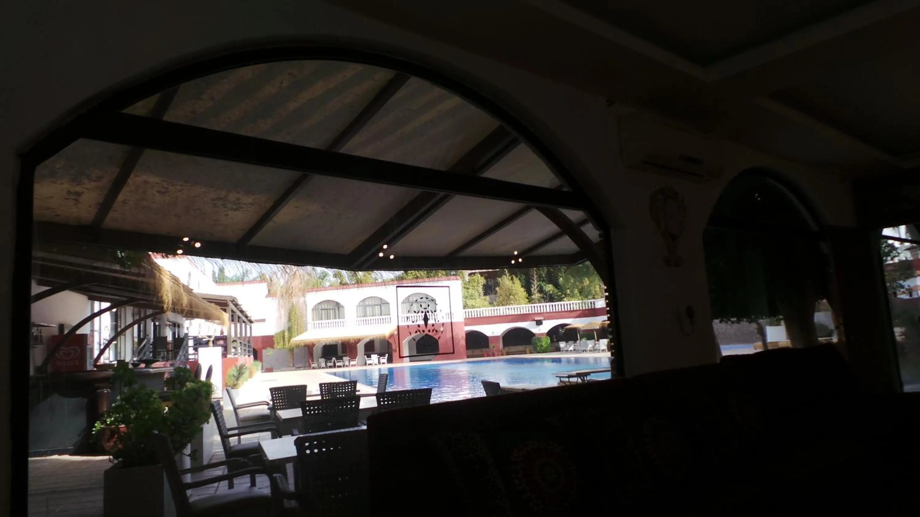 Swimming pool in Targafit Hotel & Hammam