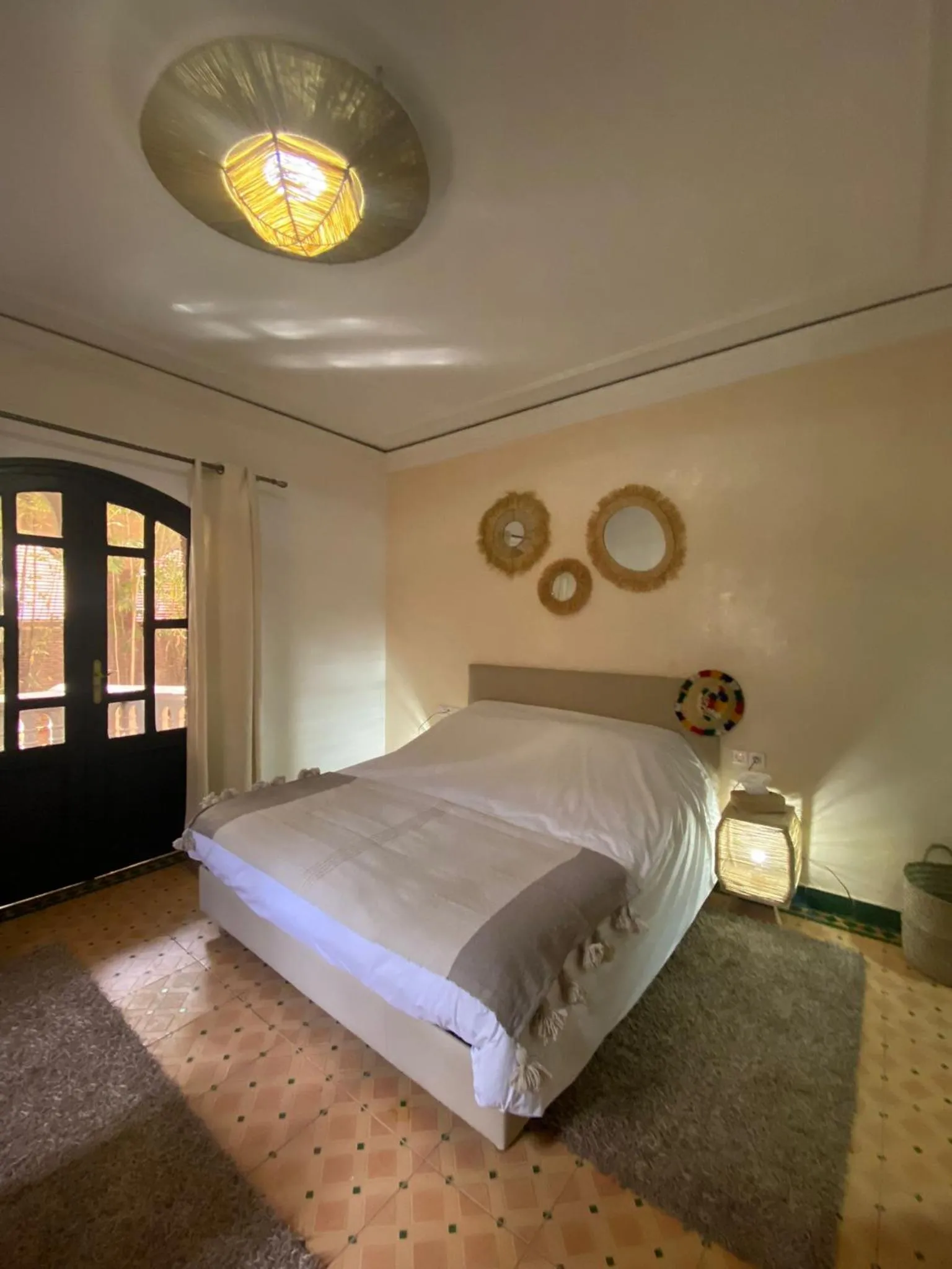 Bed in Targafit Hotel & Hammam