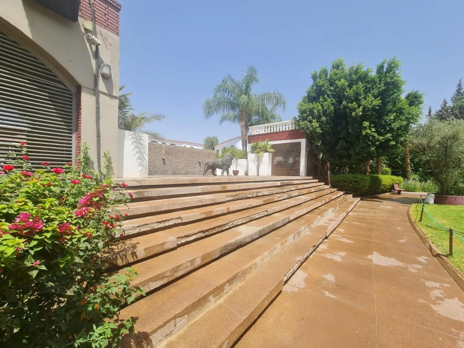 Patio in Targafit Hotel & Hammam