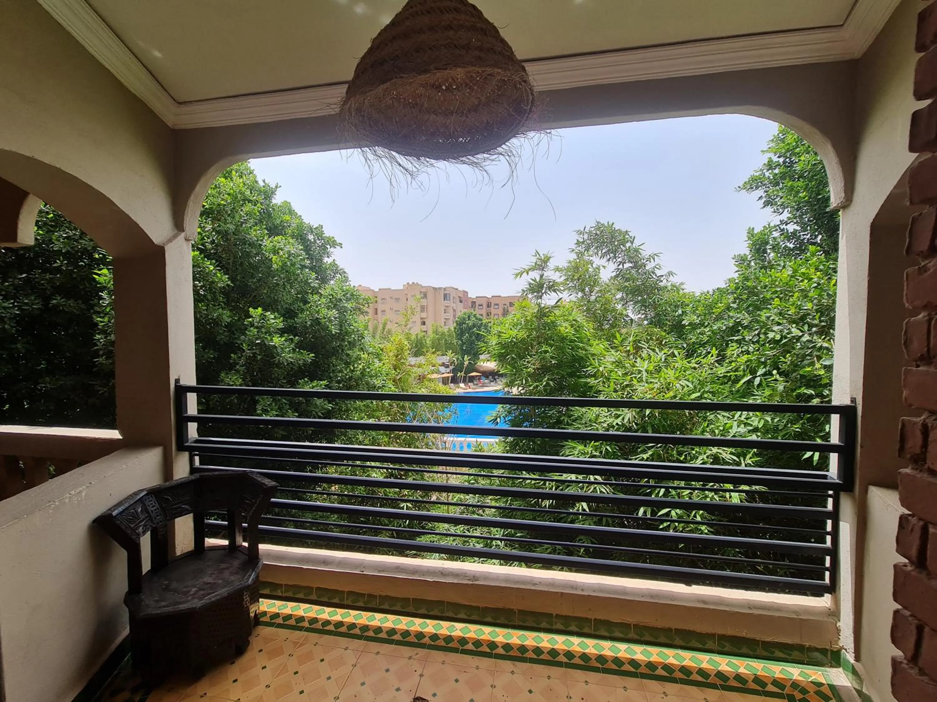 Patio in Targafit Hotel & Hammam