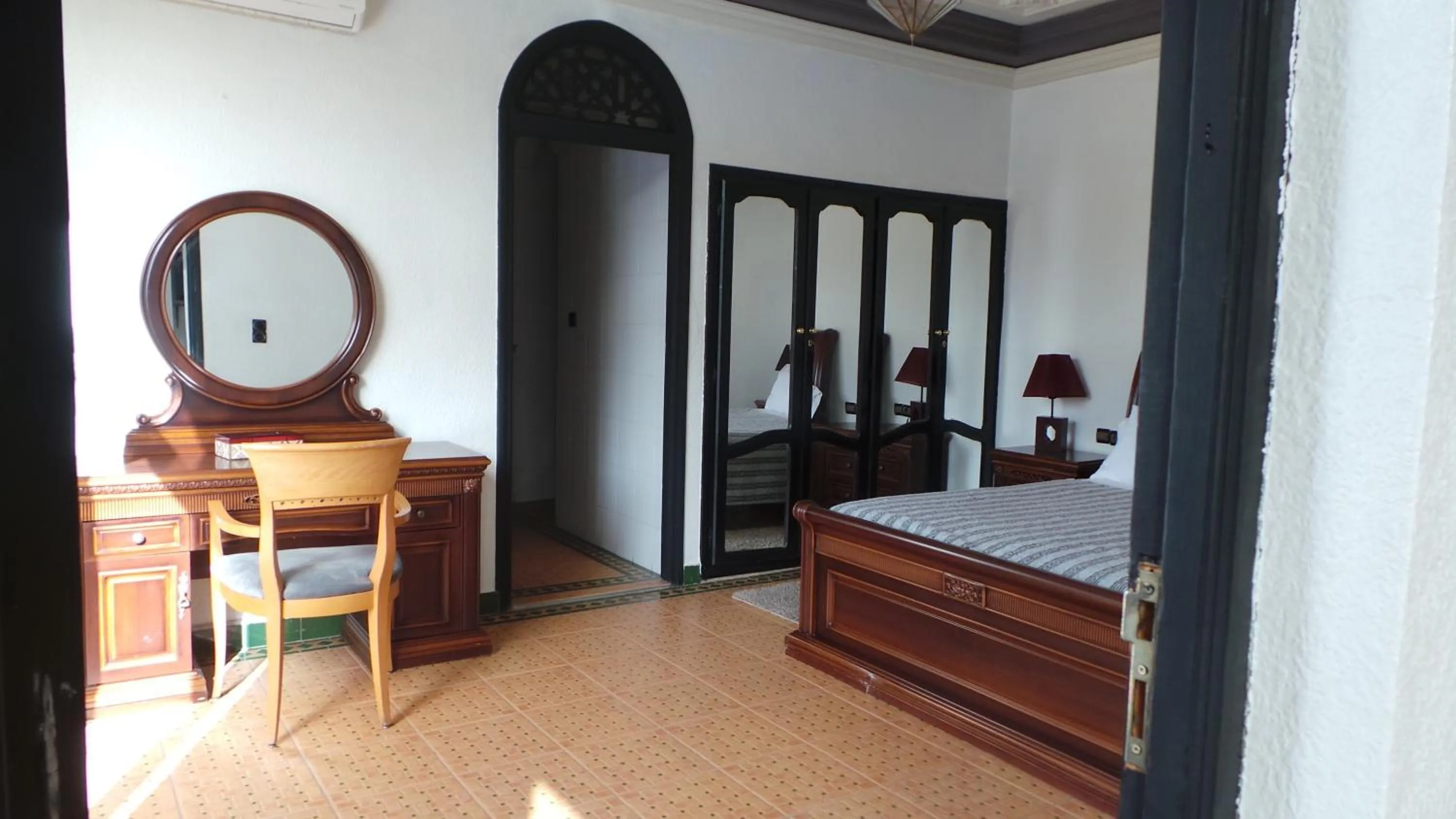 Photo of the whole room, Bed in Targafit Hotel & Hammam