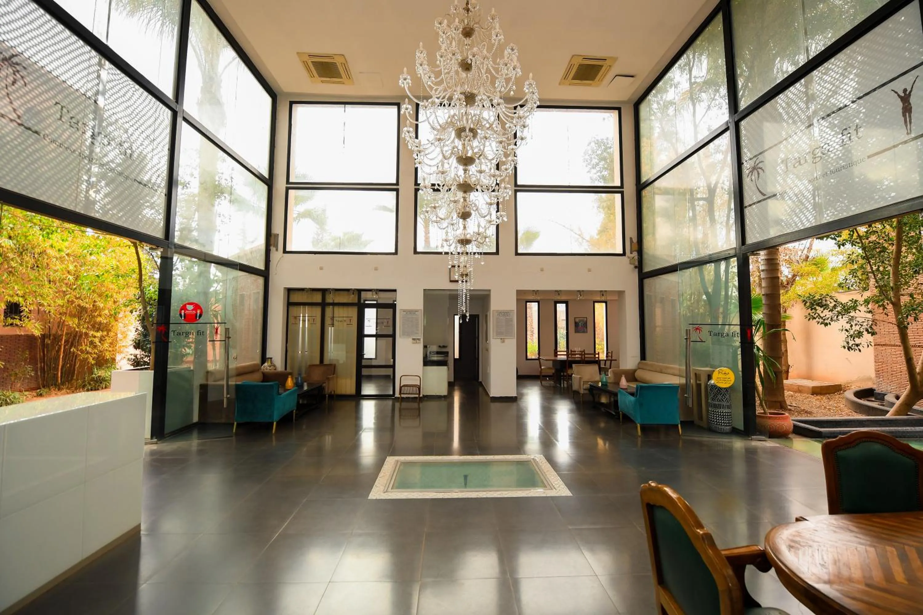 Lobby or reception in Targafit Hotel & Hammam